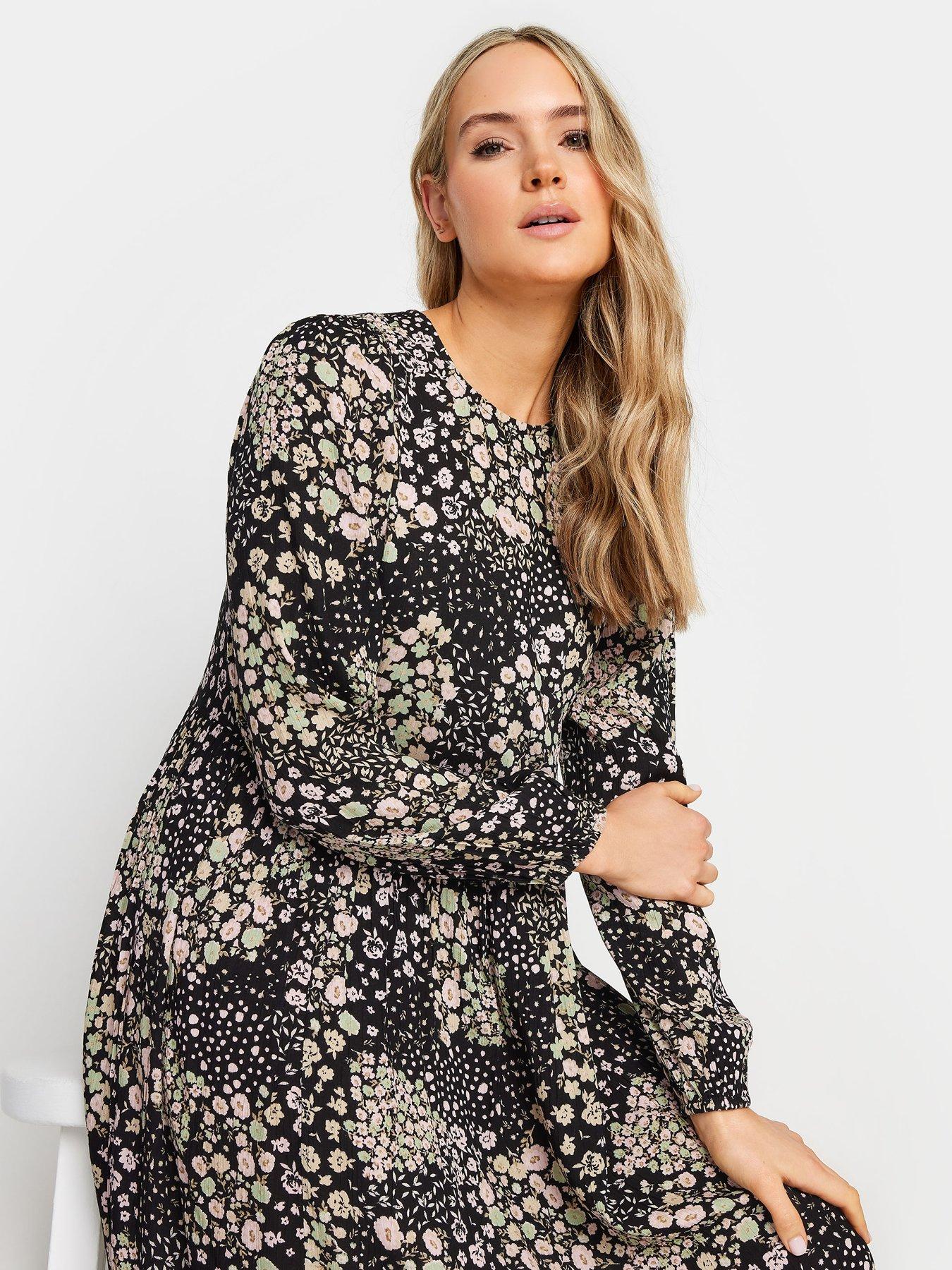 long-tall-sally-tall-ditsy-floral-long-sleeve-smock-dressoutfit