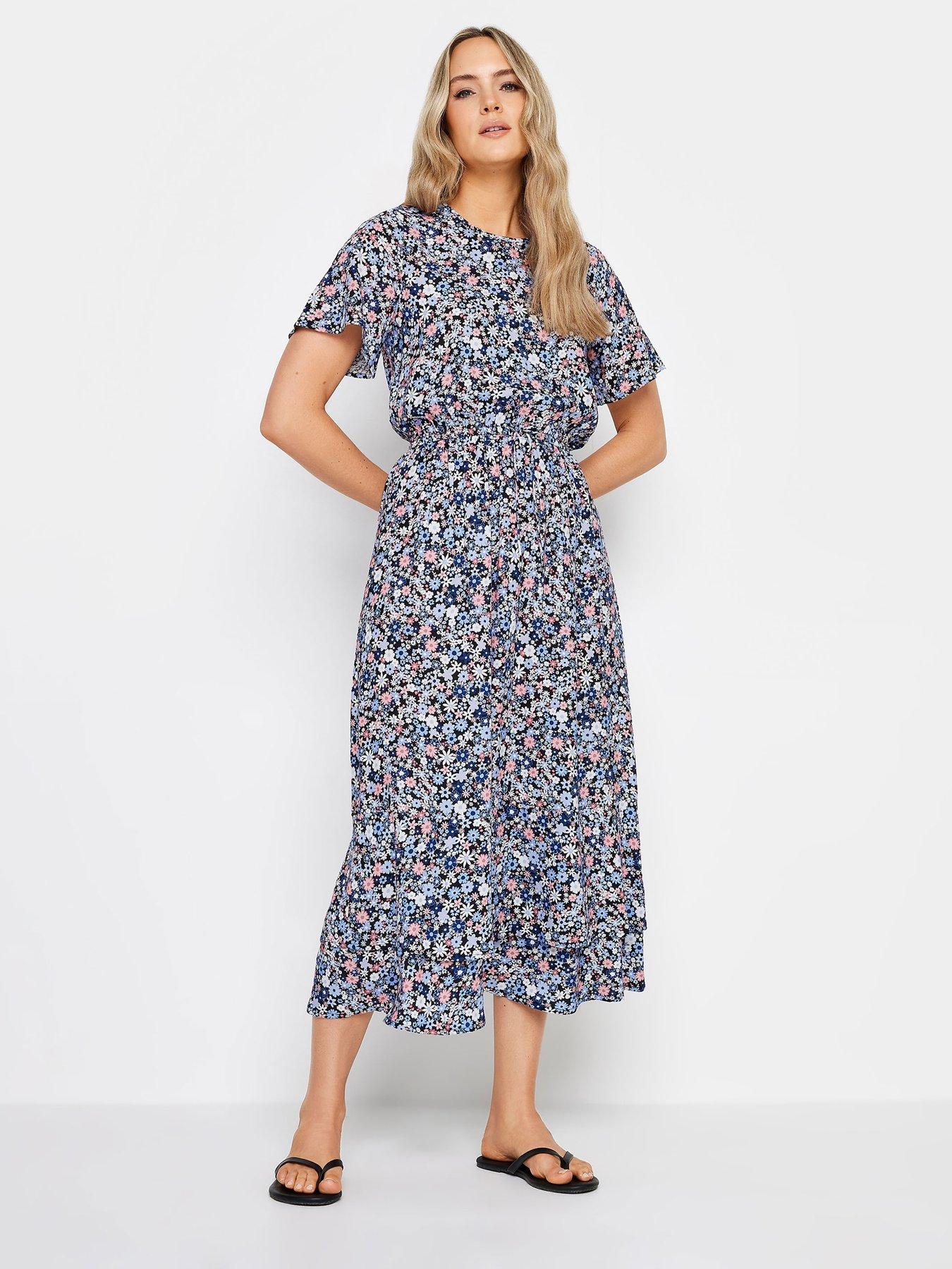 long-tall-sally-tall-floral-printed-t-shirt-woven-dress-bluefront