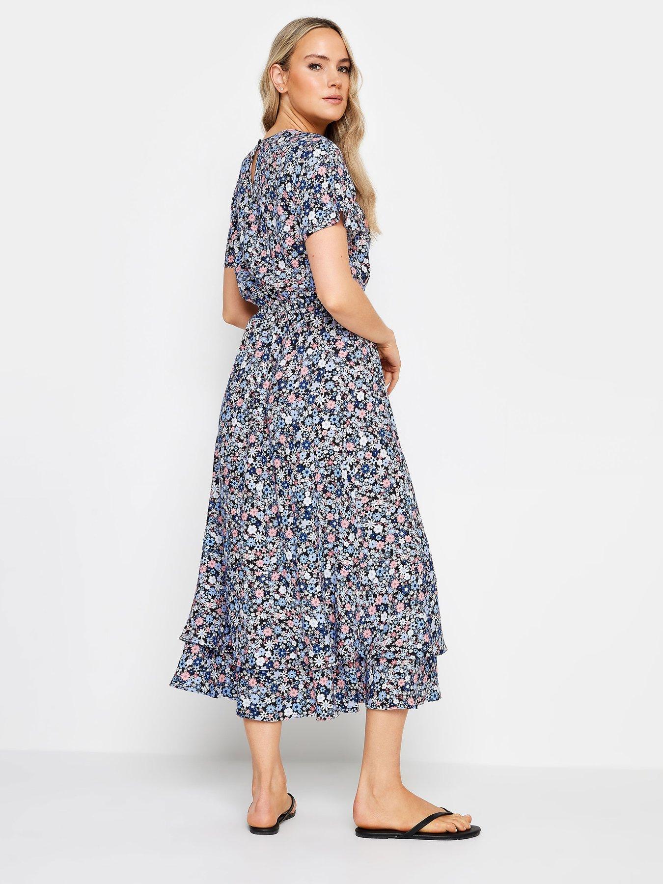 long-tall-sally-tall-floral-printed-t-shirt-woven-dress-bluestillFront