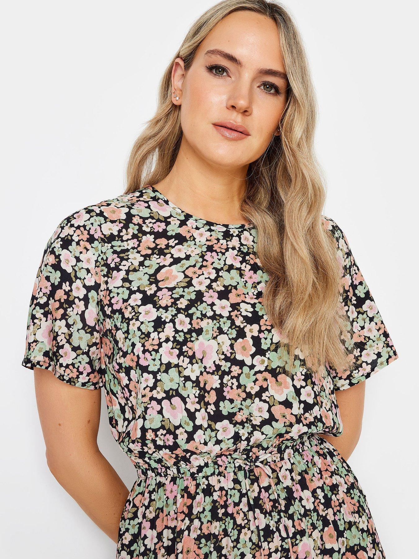 long-tall-sally-tall-splodge-floral-t-shirt-woven-dress-greenoutfit