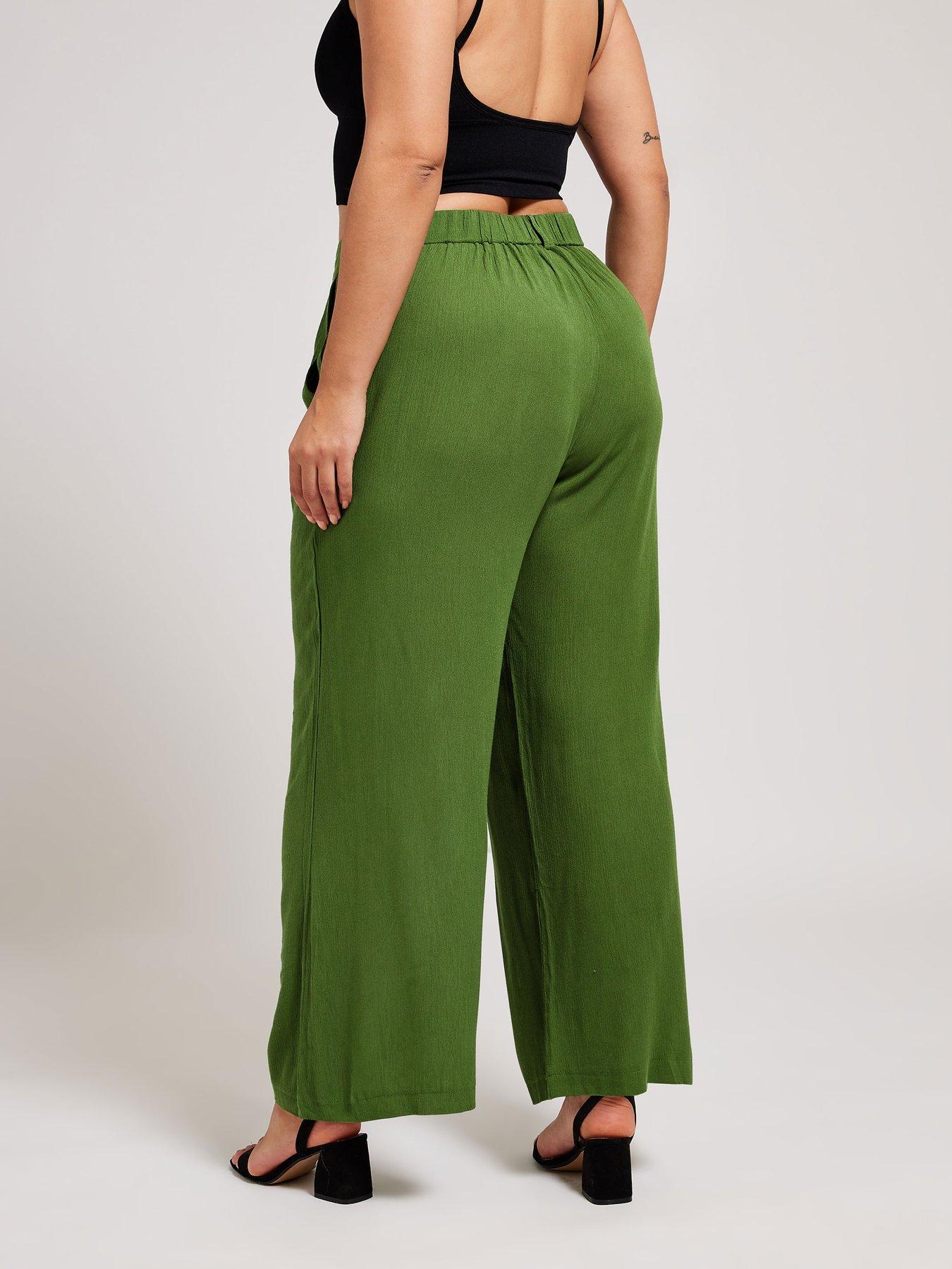 yours-curve-pleat-front-trouser-greenstillFront