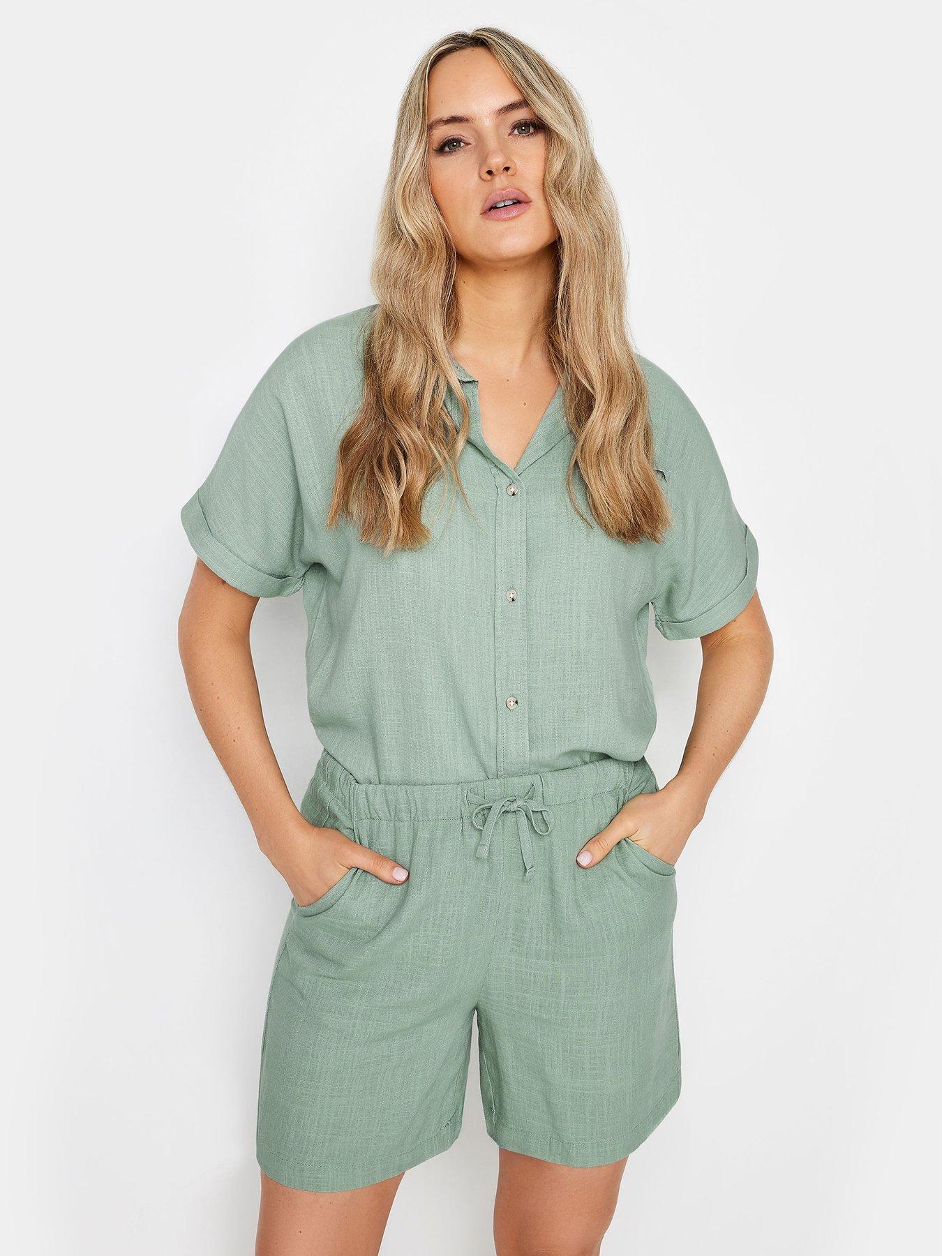 Women's tie waist shorts cheap