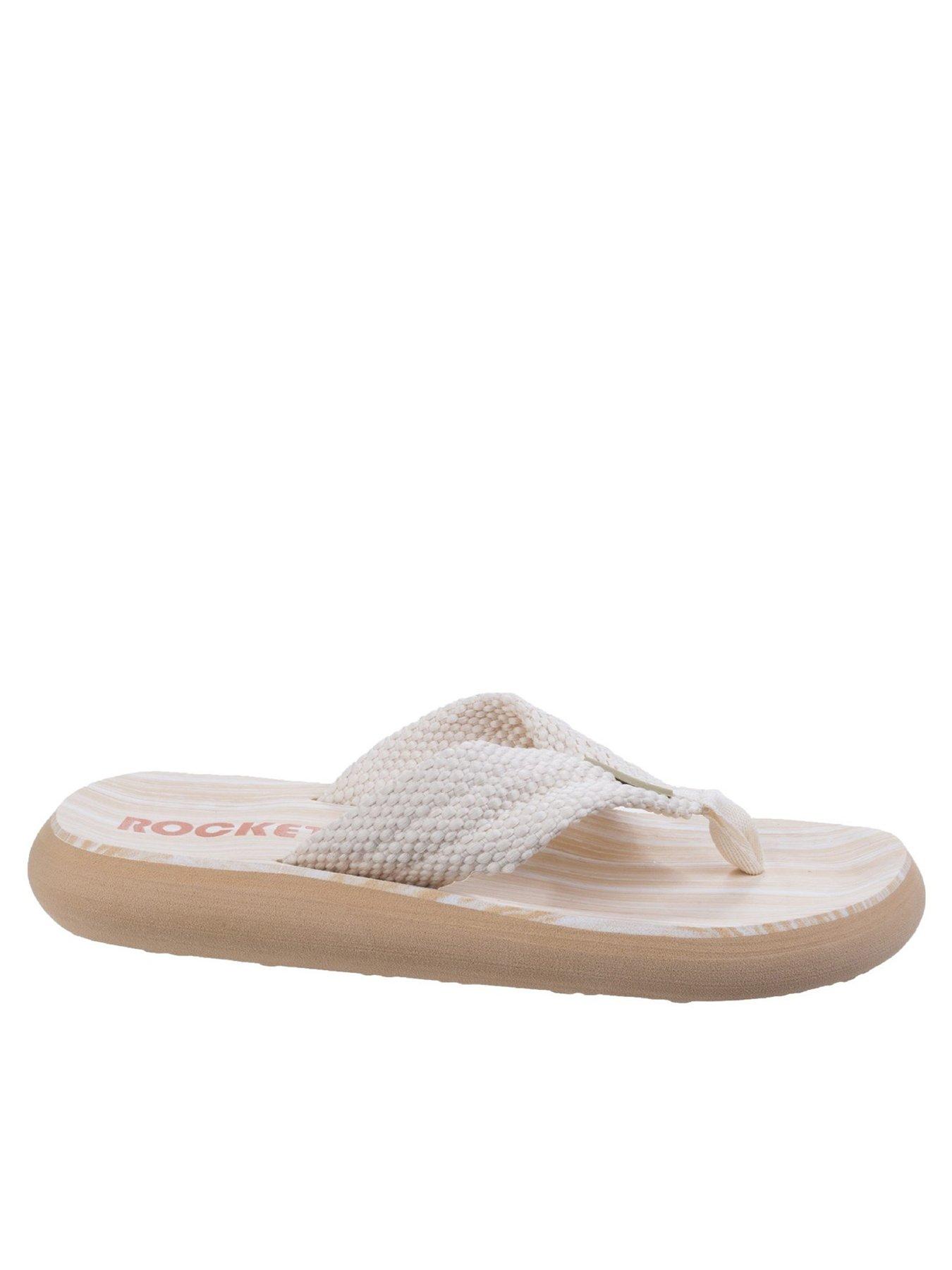 Rocket Dog Rocket Dog Spotlight Toe Post Webbing Sandals - Double Cream