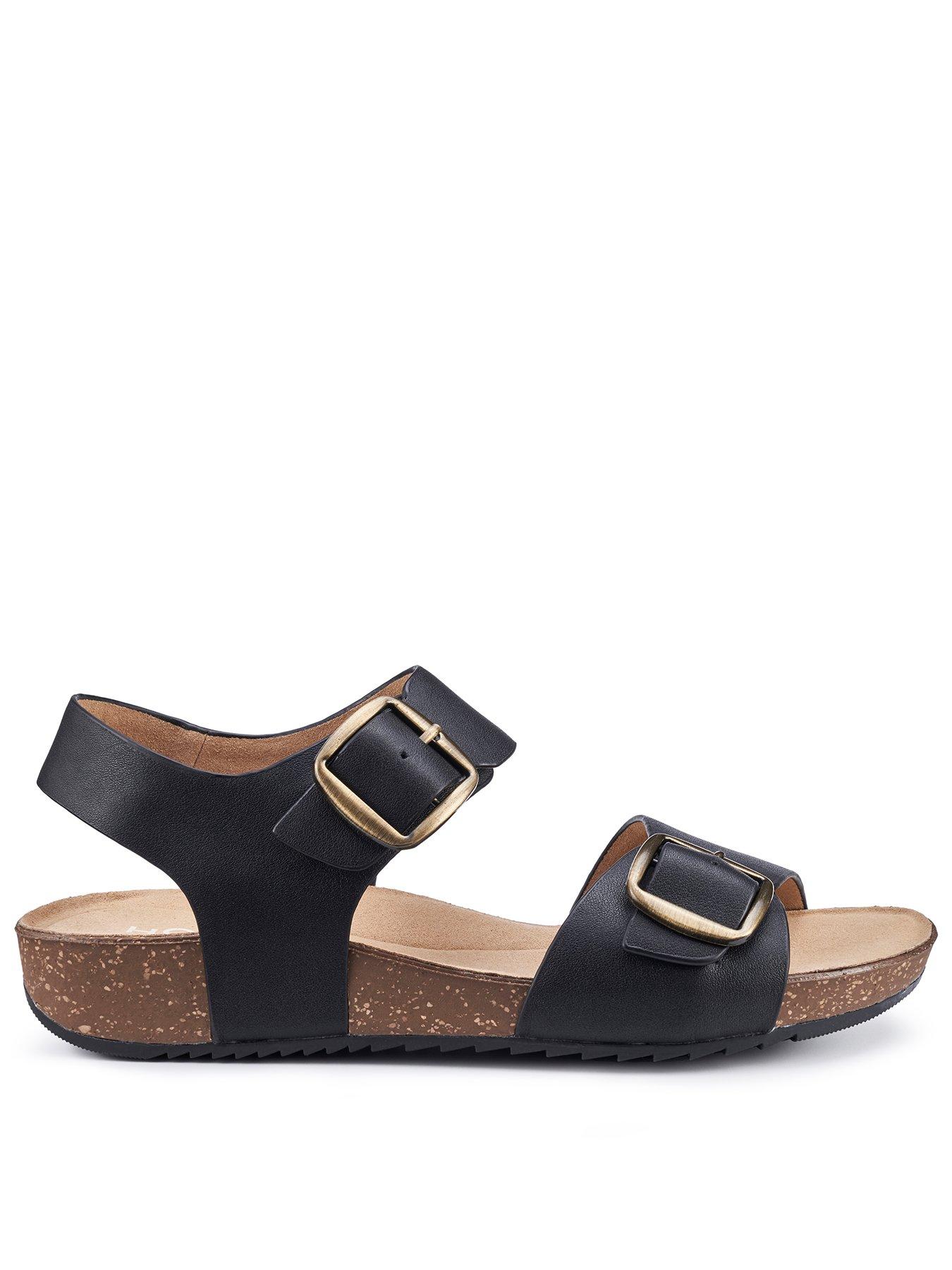 hotter-sandals-leather-standard-tourist-ii-black-le