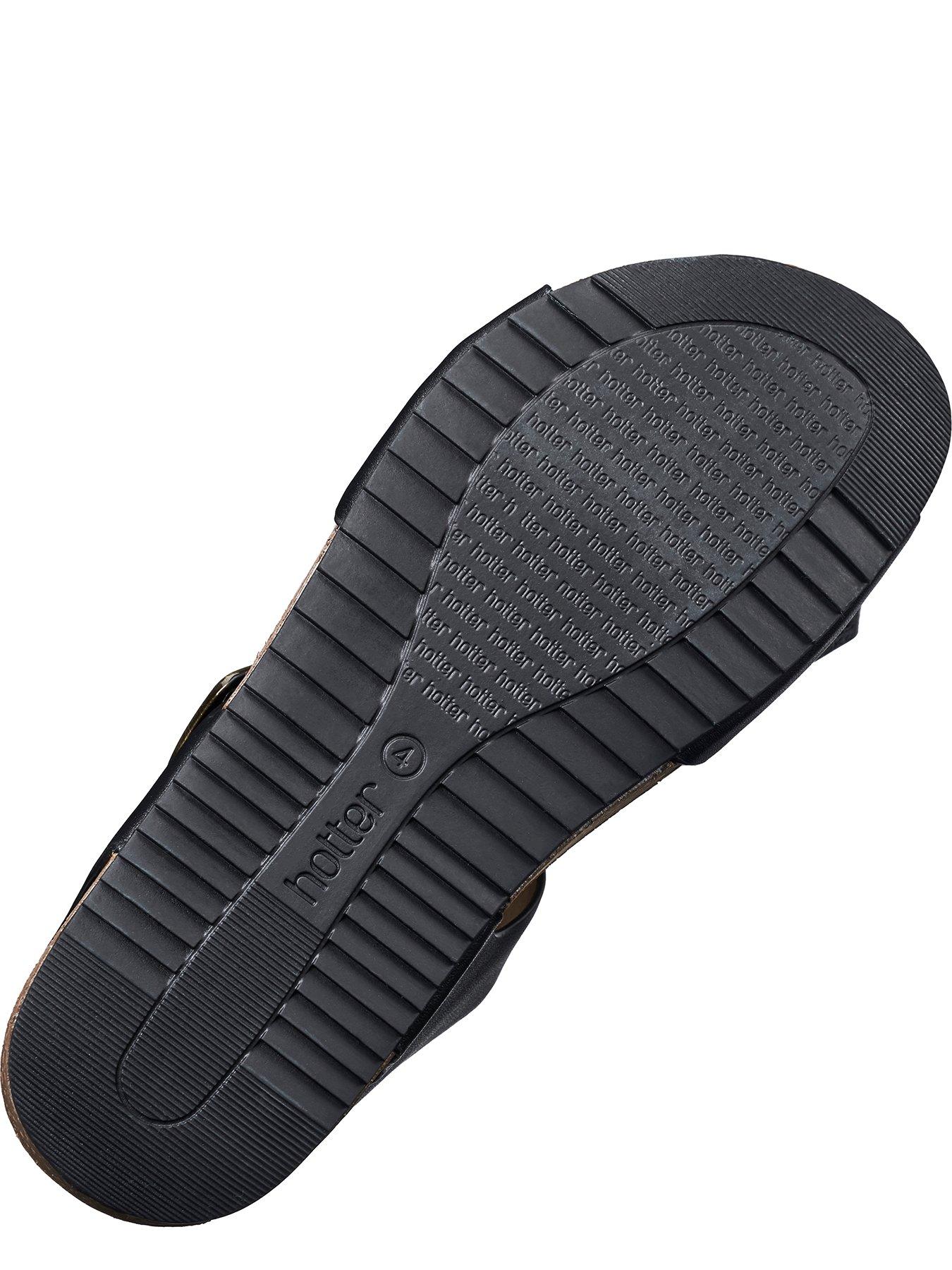 hotter-sandals-leather-wide-tourist-ii-wide-black-ledetail