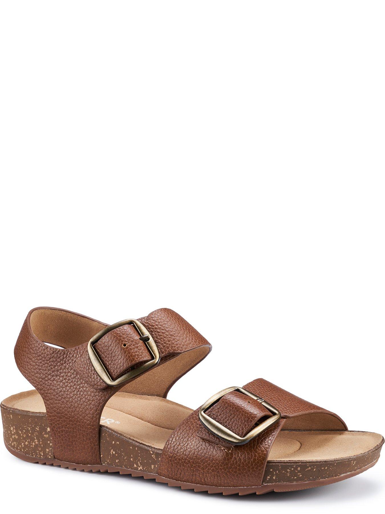 hotter-sandals-leather-wide-tourist-ii-wide-rich-tan-lestillFront