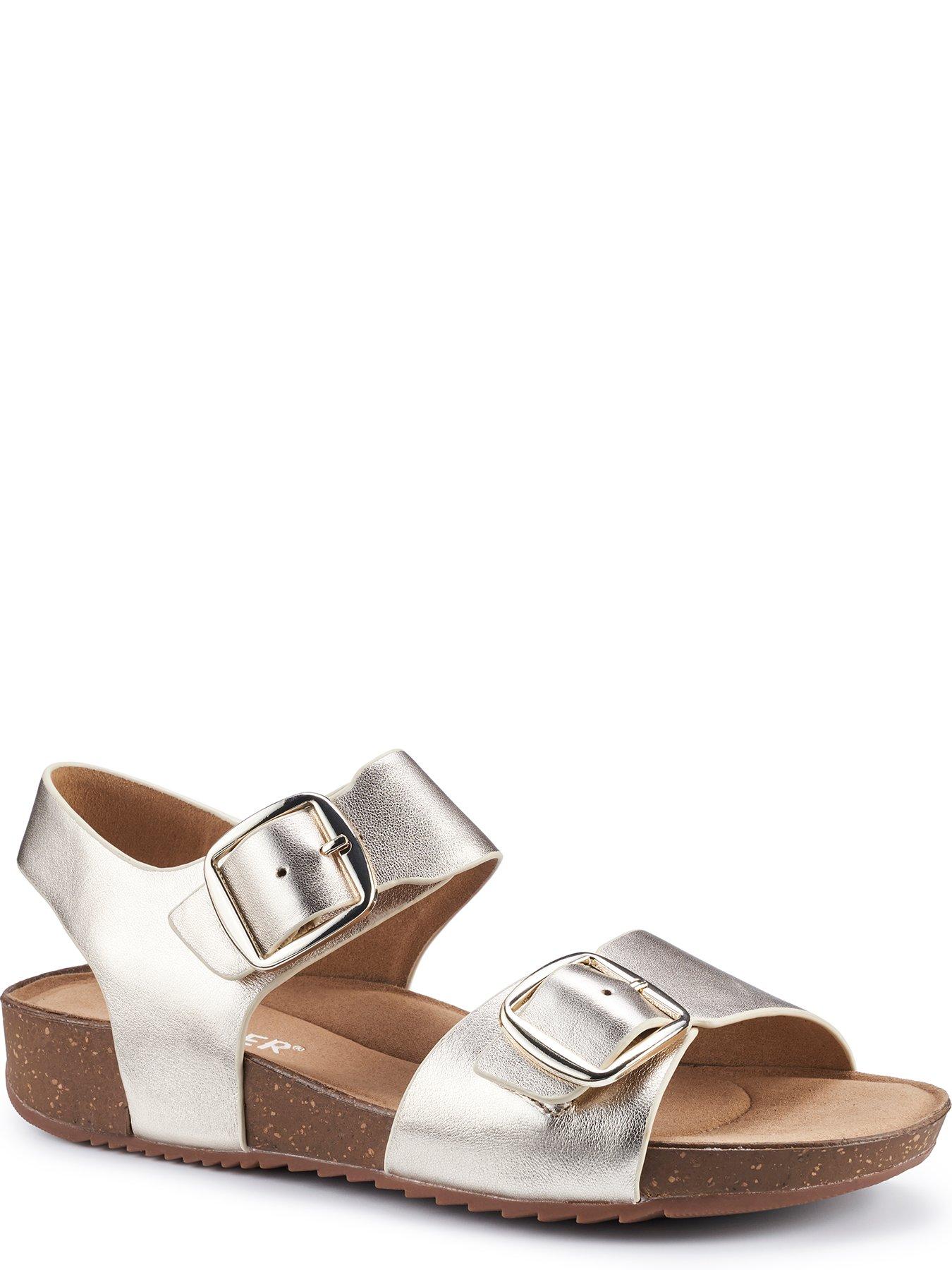 hotter-sandals-leather-standard-tourist-ii-soft-gold-lestillFront