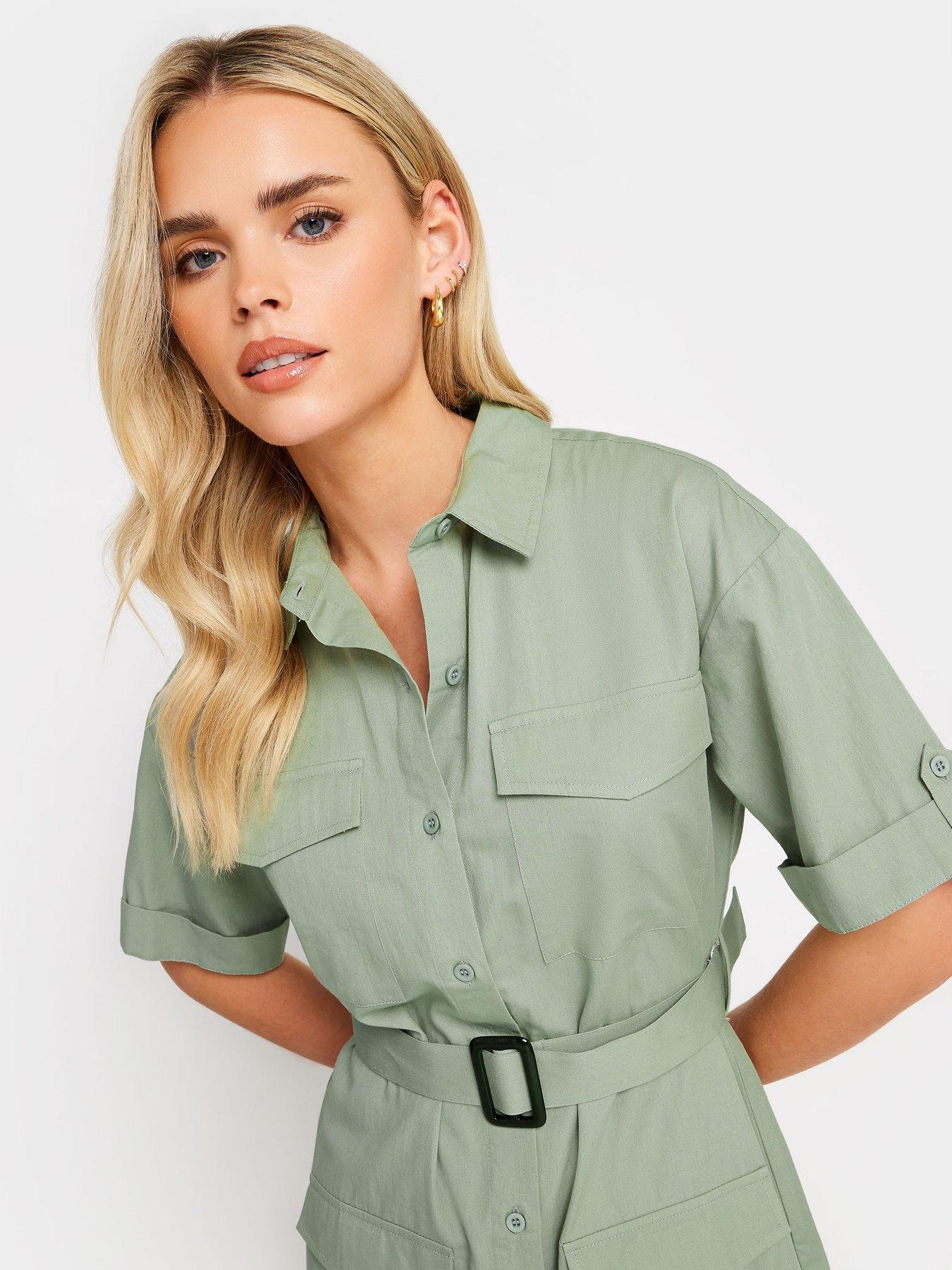 pixiegirl-petite-utility-dress-khaki-greenoutfit