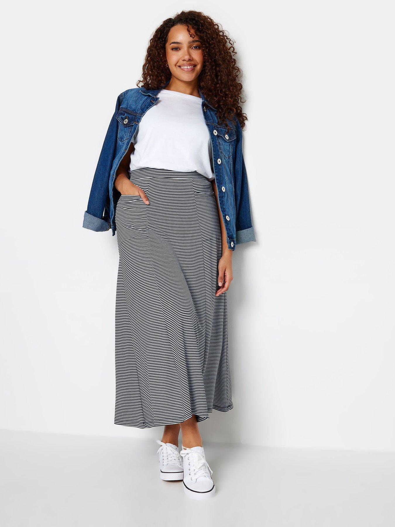 mco-navy-and-white-stripe-pocket-maxi-skirtback