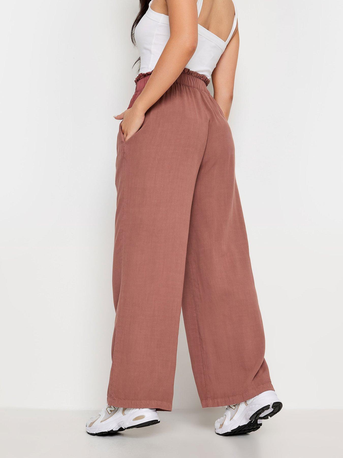 pixiegirl-petite-wide-leg-trousers-redstillFront