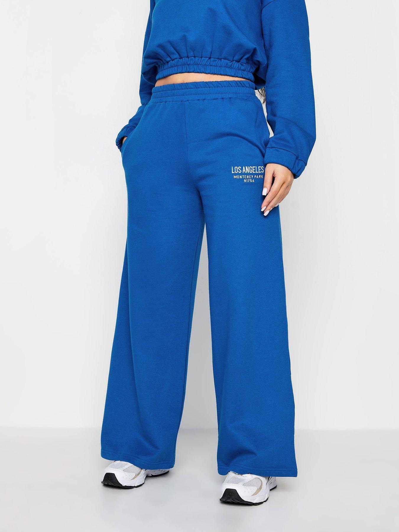 pixiegirl-petite-wide-leg-jogger-los-angeles-embroidered-cobalt-blue