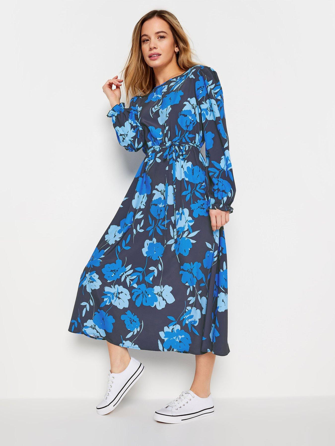 mco-petite-petite-blue-floral-smock-dressback