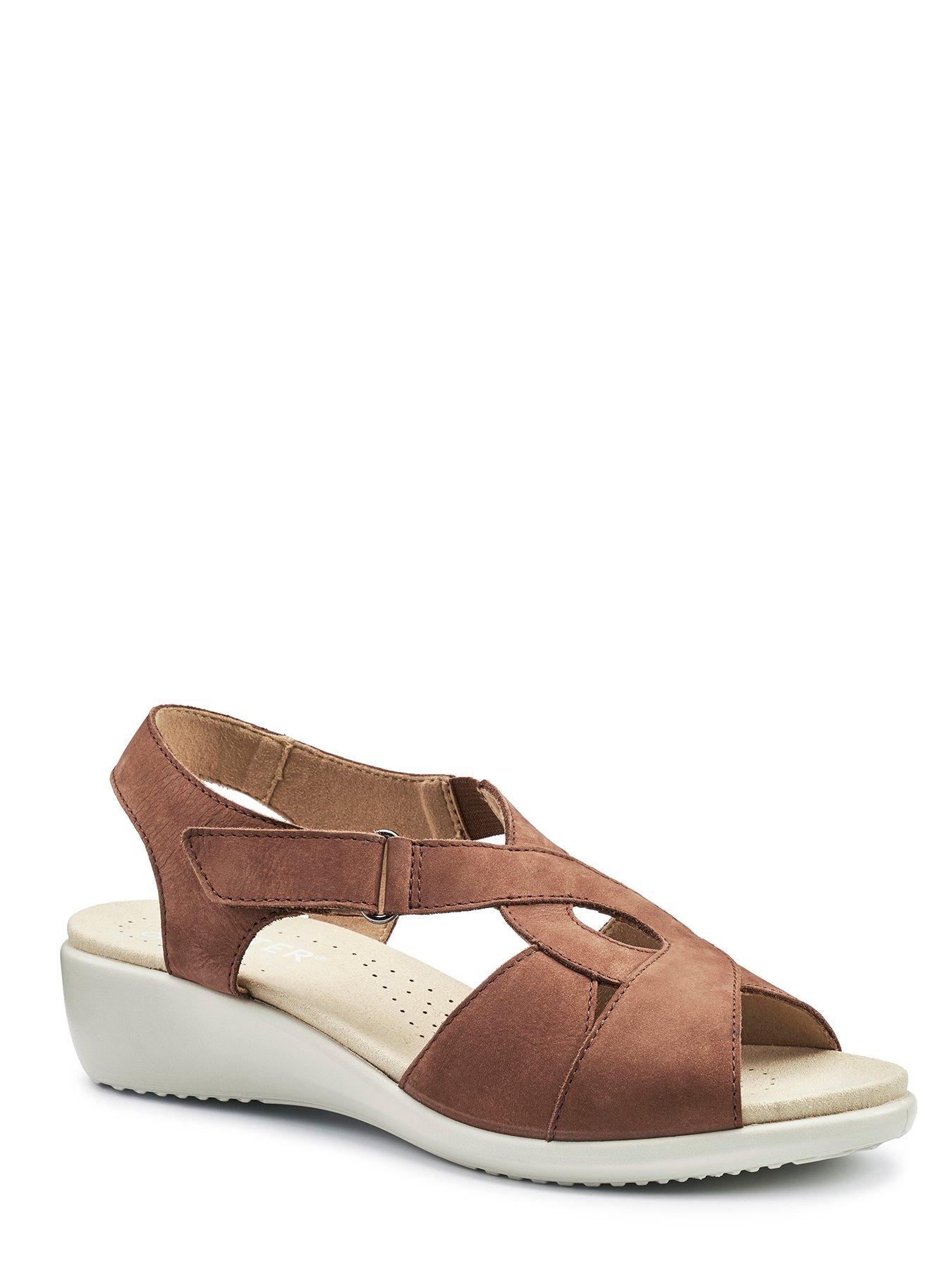 hotter-sandals-nubuck-standard-isabelle-tanstillFront