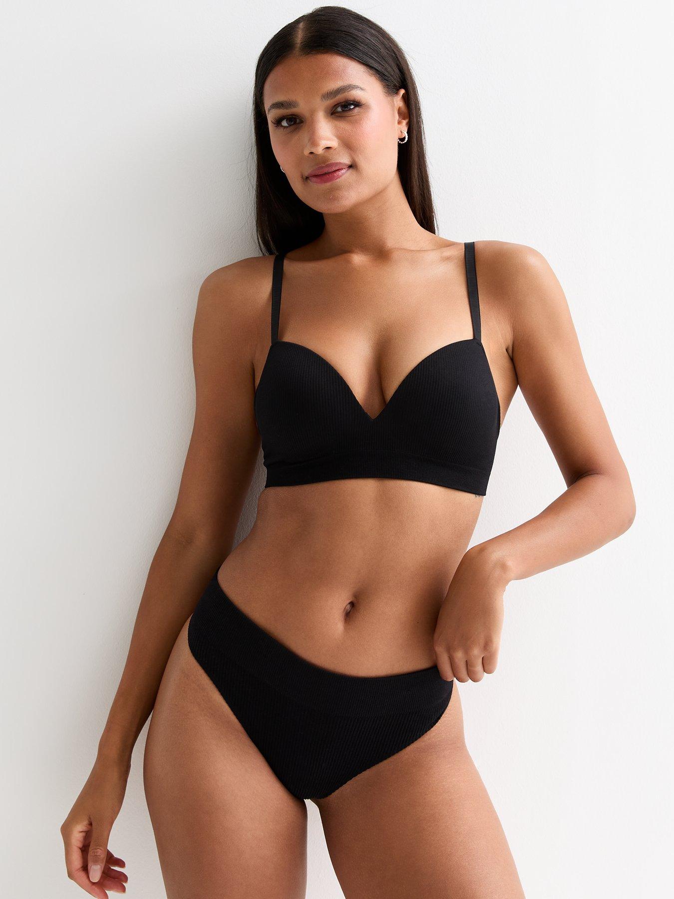 new-look-soft-rib-nonwired-seamless-bra-black