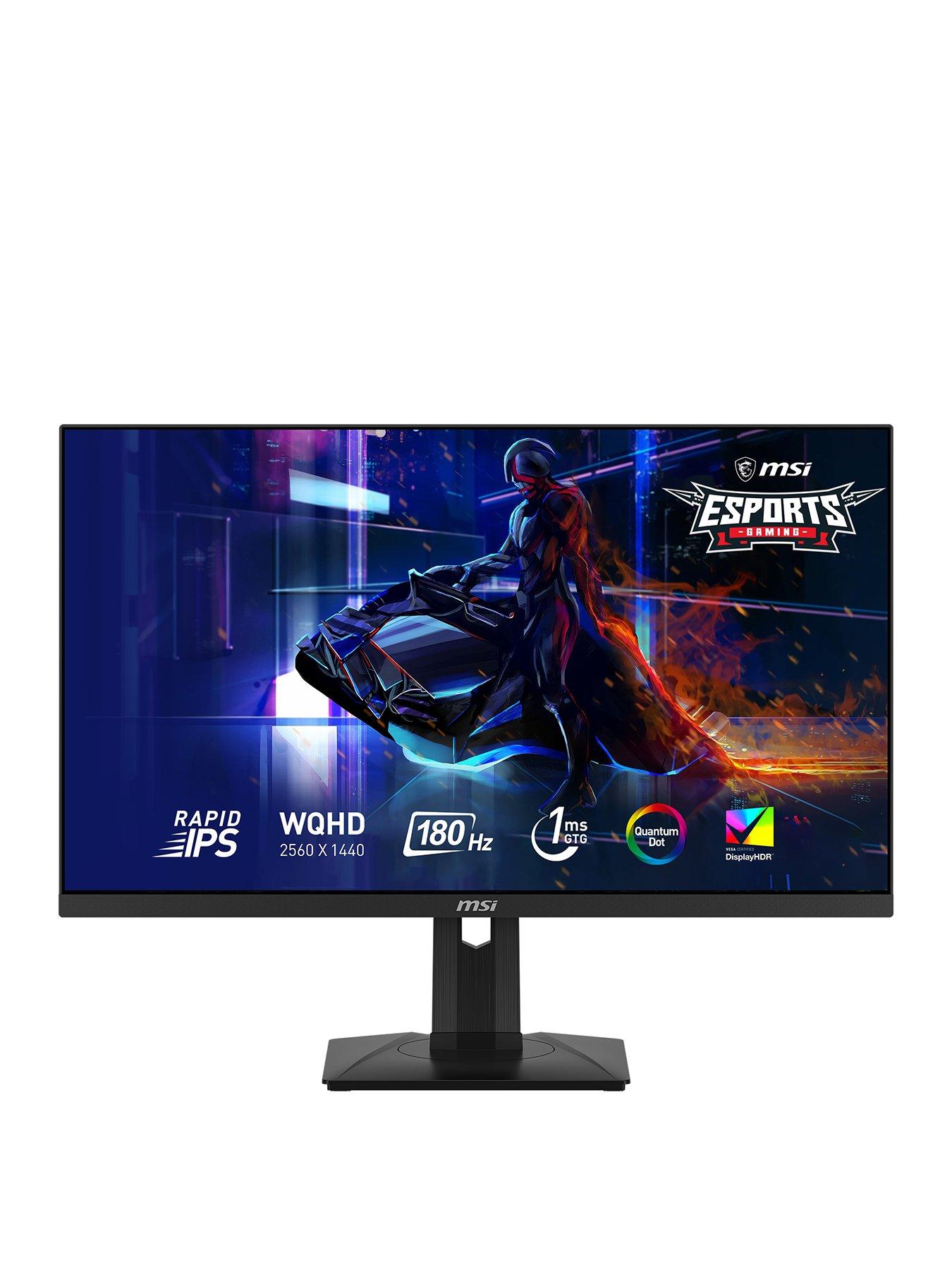 Monitor gaming - MSI Optix G271, 27 FullHD, 1 ms, 144 Hz, Anti-Flicker,  AMD FreeSync, Negro