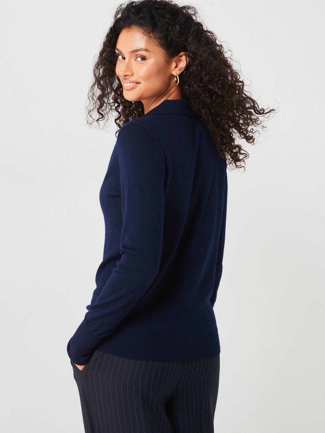 v-by-very-premium-merino-wool-collared-neck-jumper-navystillFront