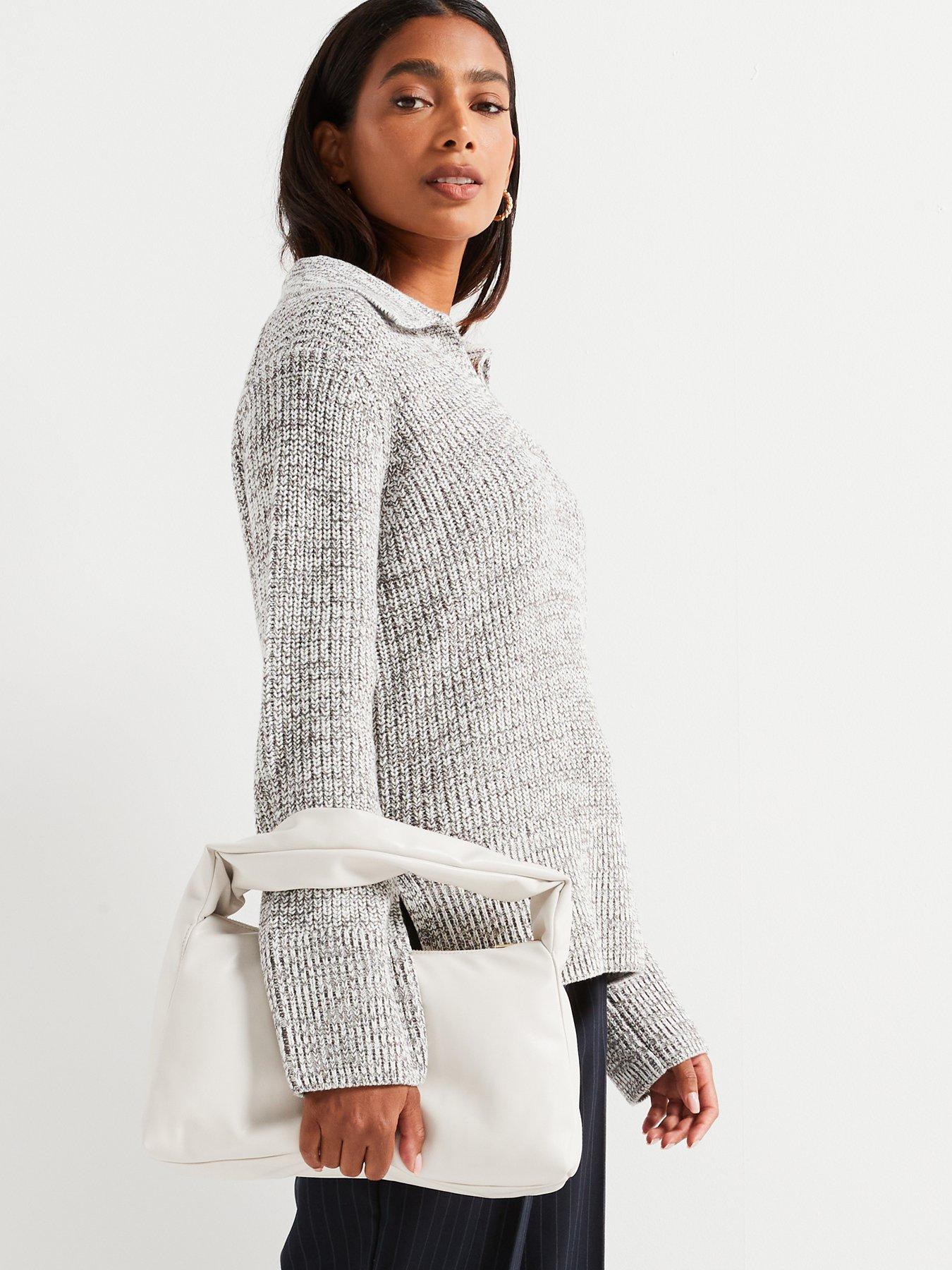 v-by-very-collared-neck-wide-sleeve-jumper-greydetail