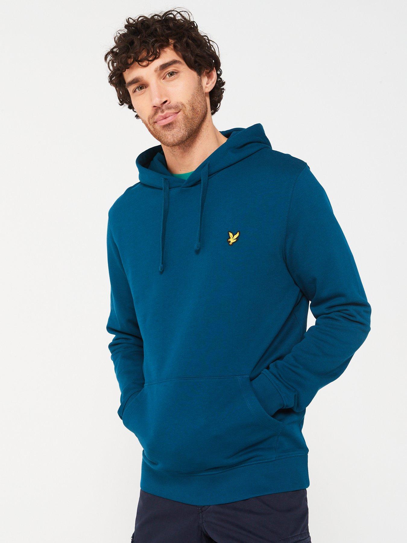 Lyle and scott pullover hoodie navy sales