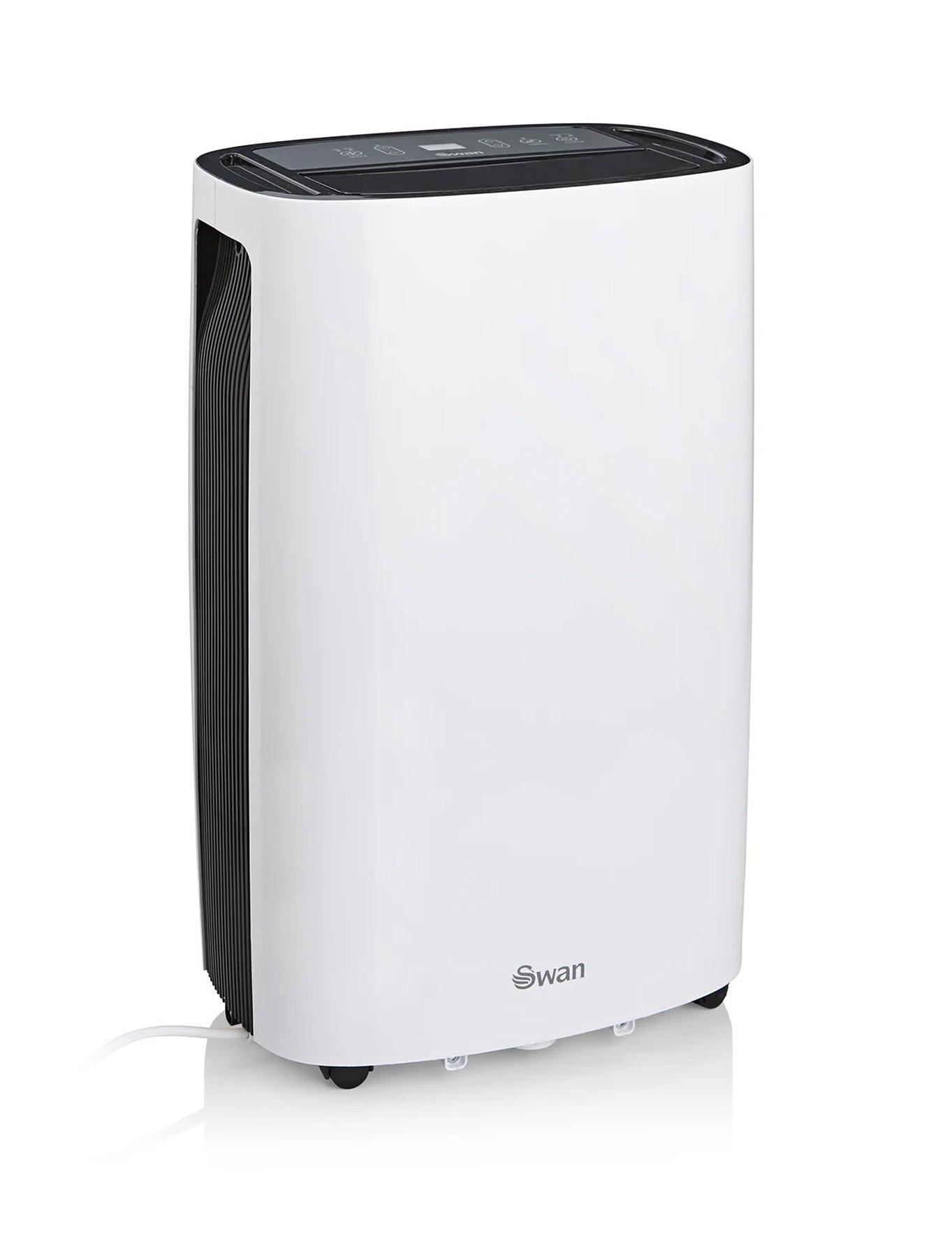 Swan SH16810N 20 Litre Dehumidifier with LED Display, Auto Shut Off, 24 Hour Timer, White