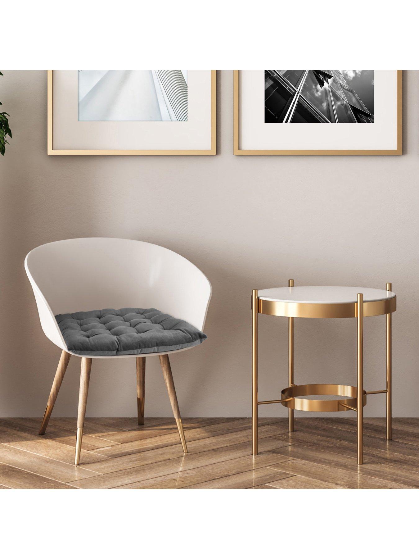undefined Velvet Seat Pad Pair