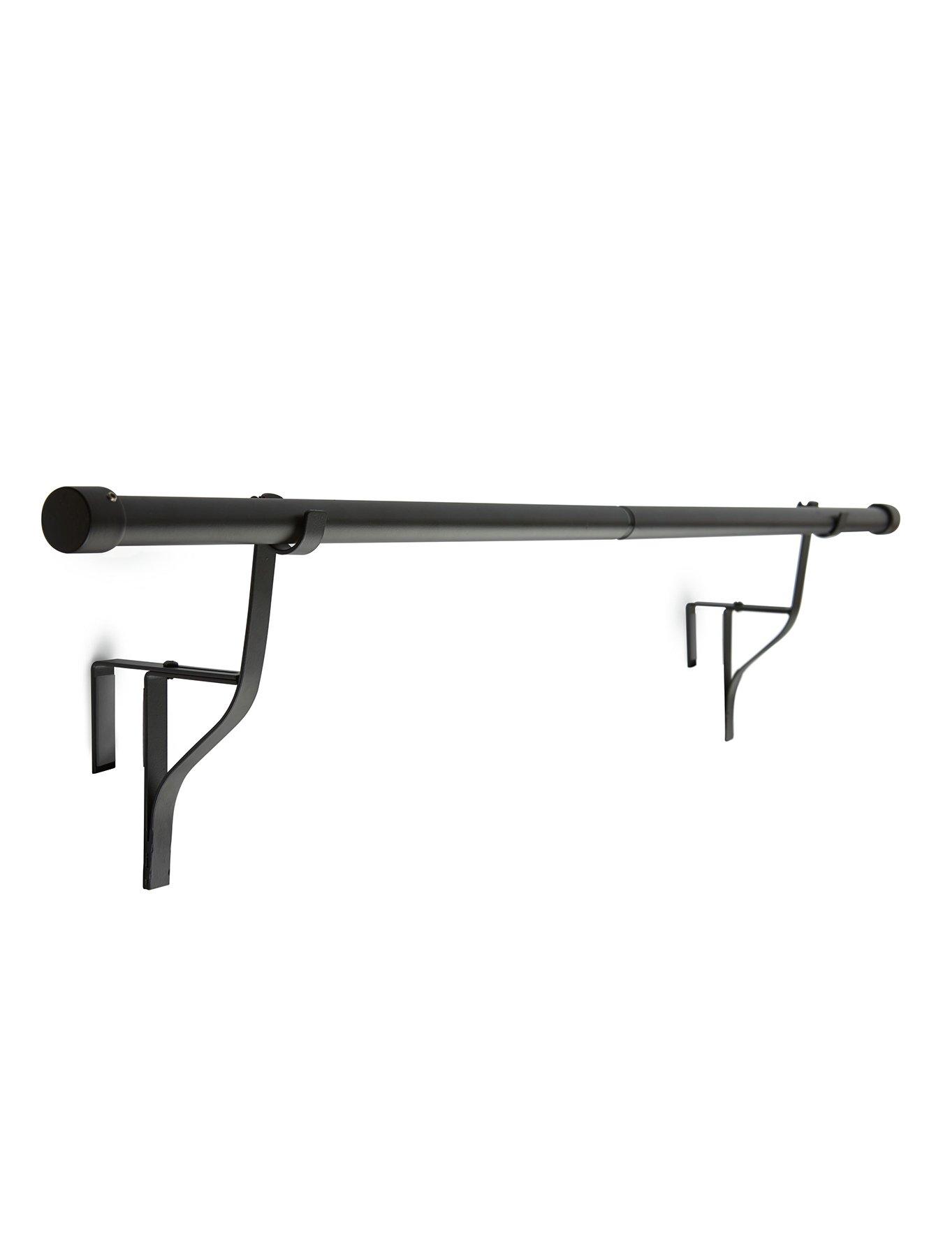 Image 1 of 6 of The Very Collection Extendable No-Drill Over Door Extendable Curtain Pole