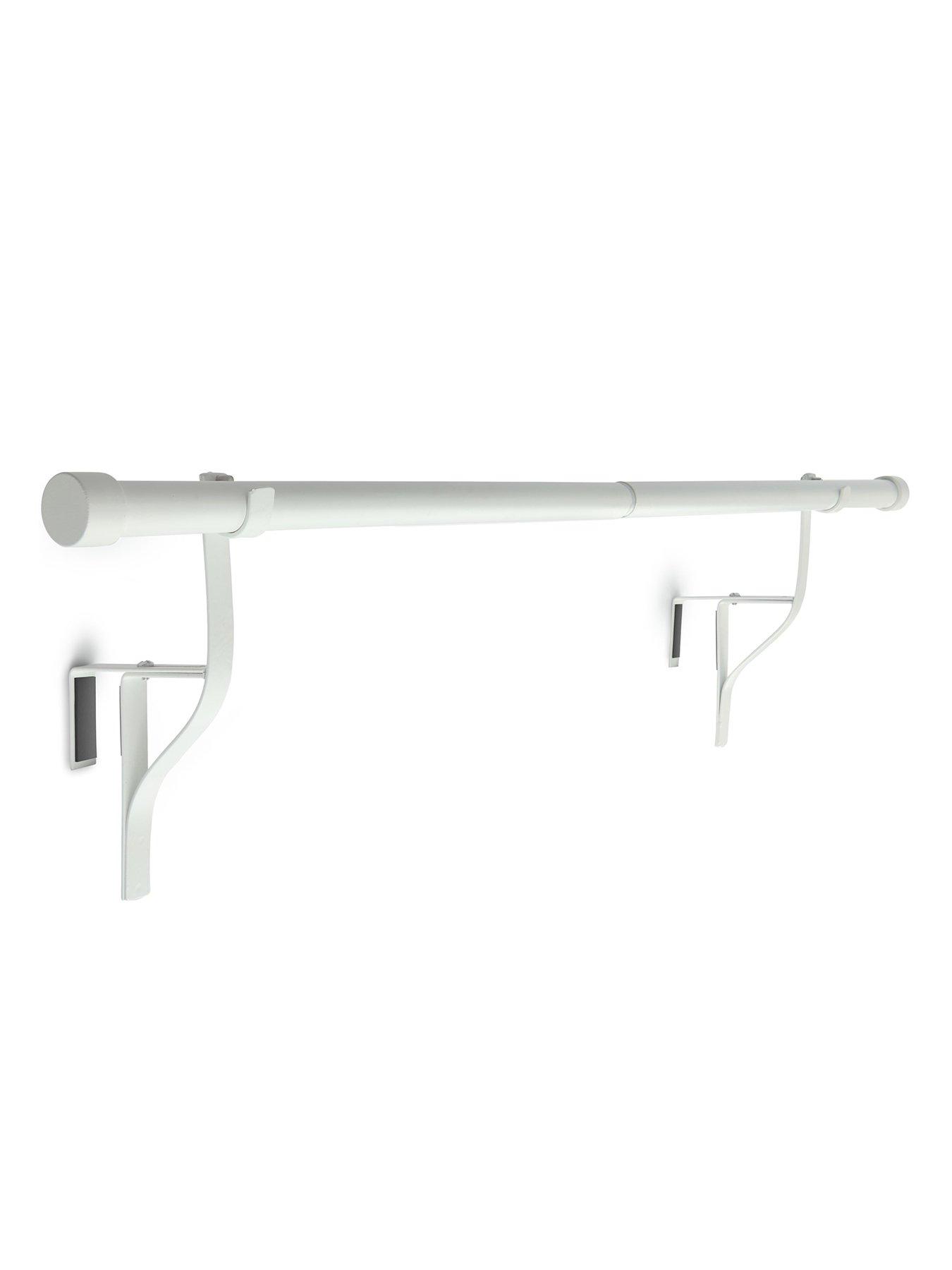undefined Extendable No-Drill Over Door Extendable Curtain Pole