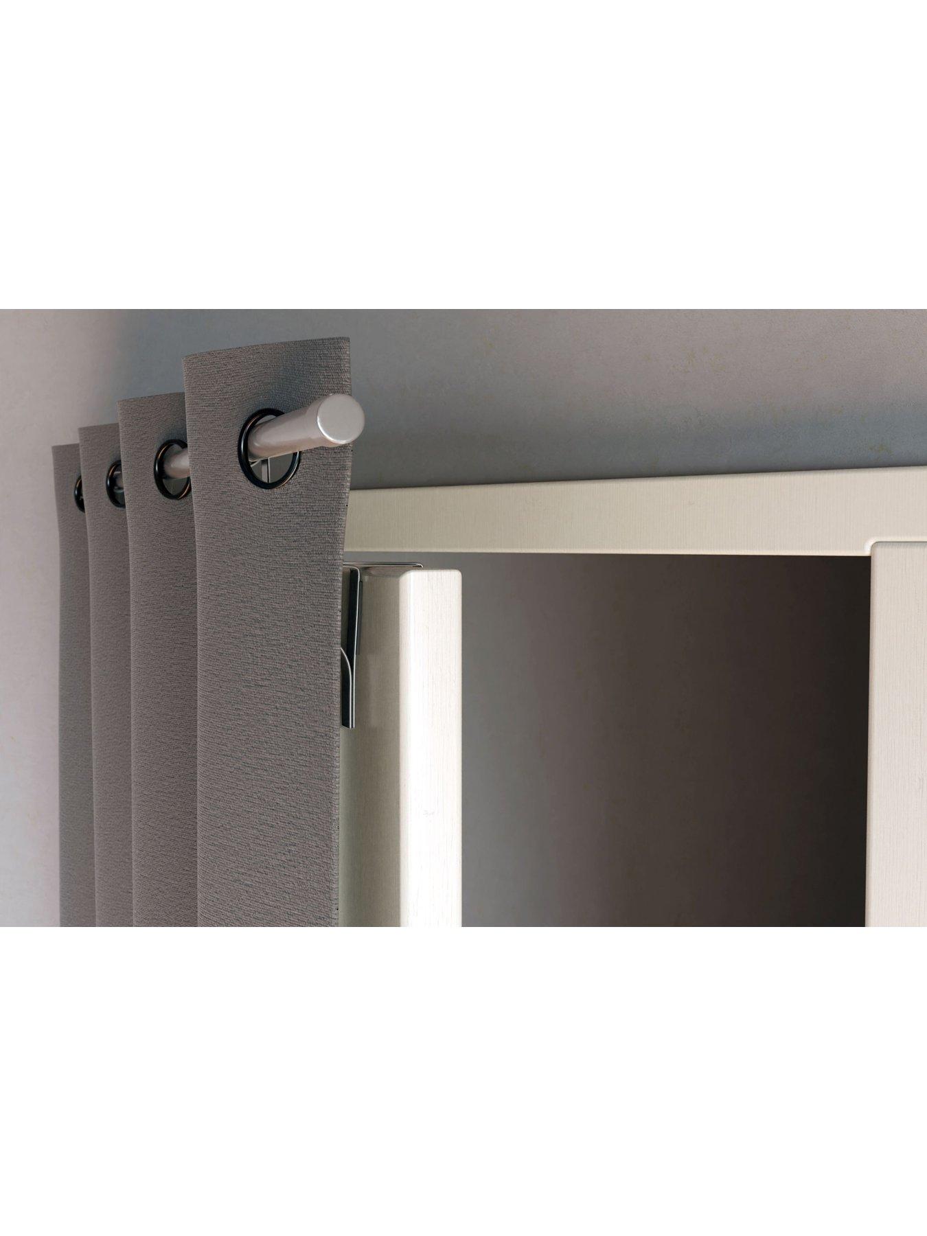 Image 3 of 6 of The Very Collection Extendable No-Drill Over Door Extendable Curtain Pole