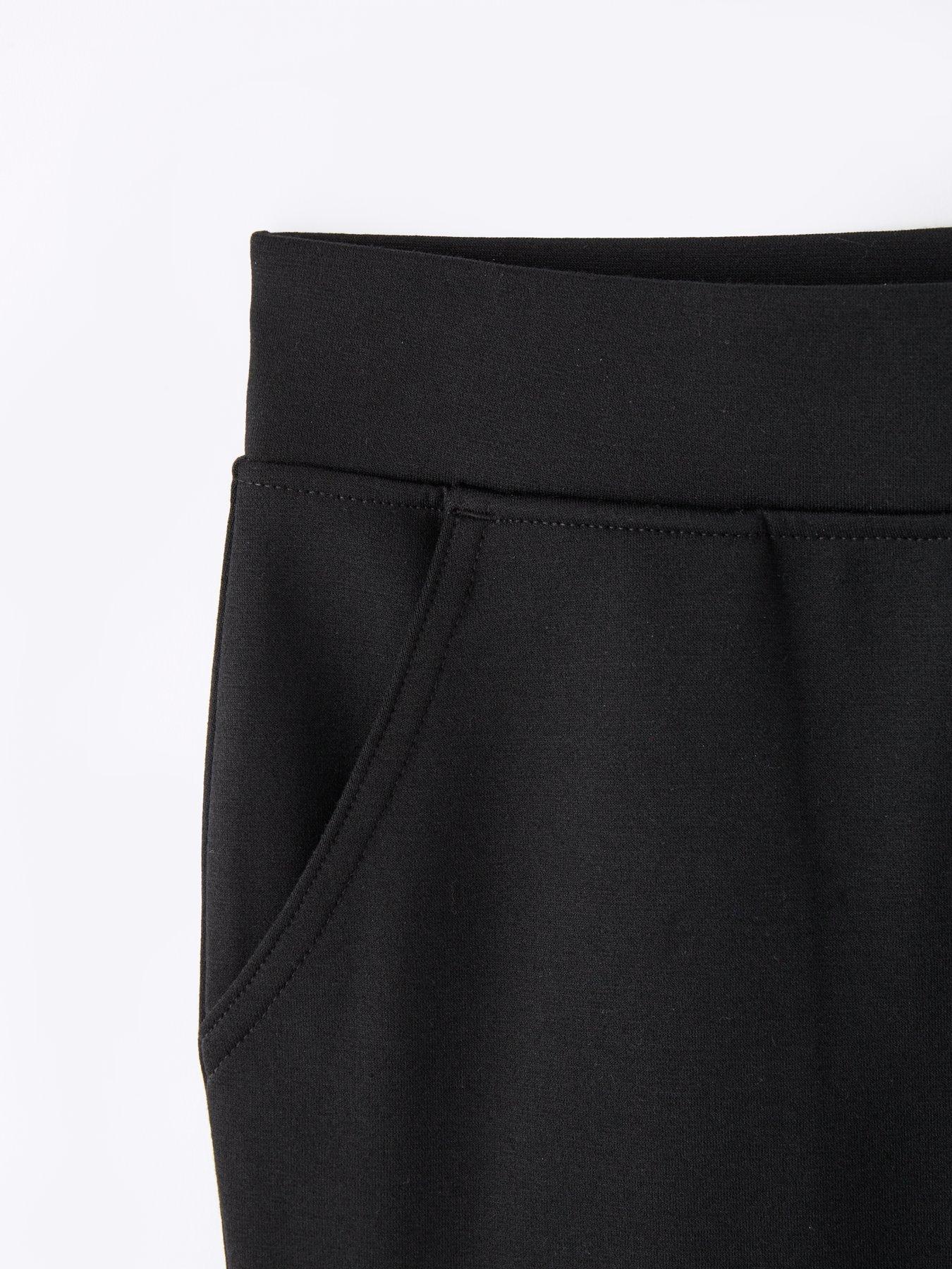 Image 5 of 6 of Everyday Girls 2 Pack Jersey Kick Flare Trouser - Black