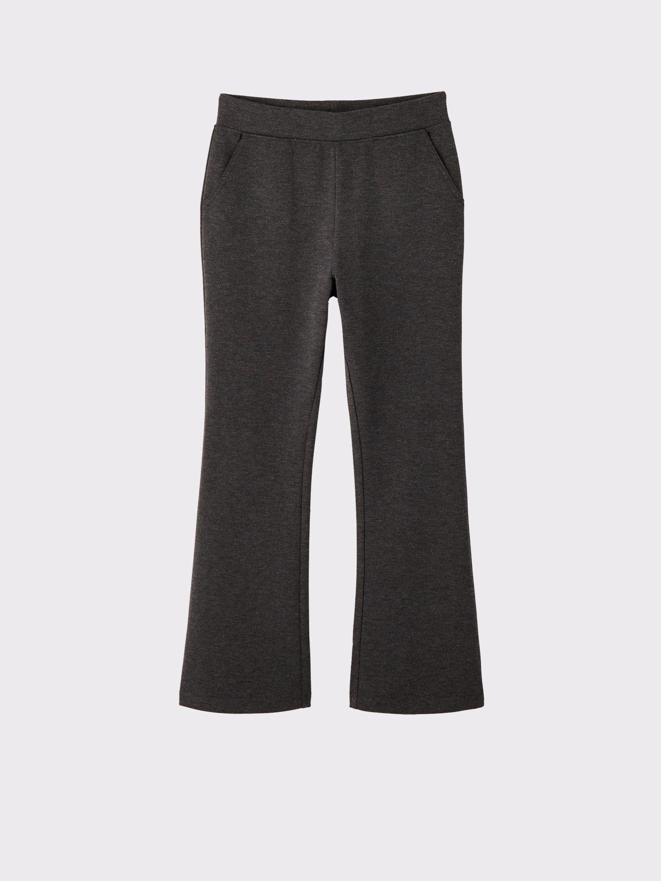Image 4 of 7 of Everyday Girls 2 Pack Jersey Kick Flare Trouser - Grey