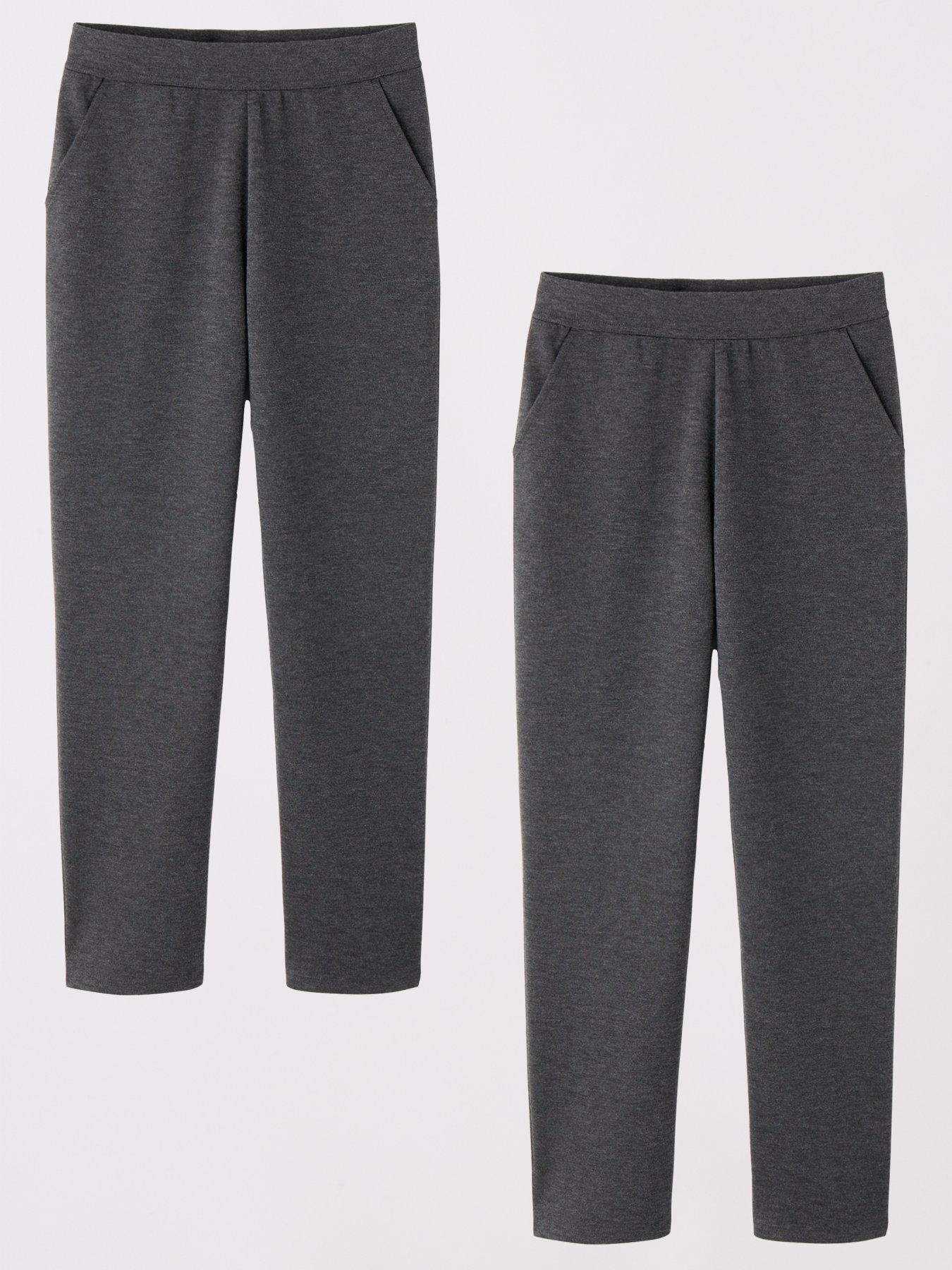 everyday-girls-2-pack-jersey-trouser-grey