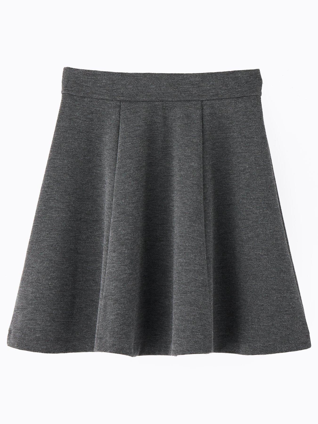 Image 3 of 7 of Everyday Girls 2 Pack Jersey Skater Skirts - Grey