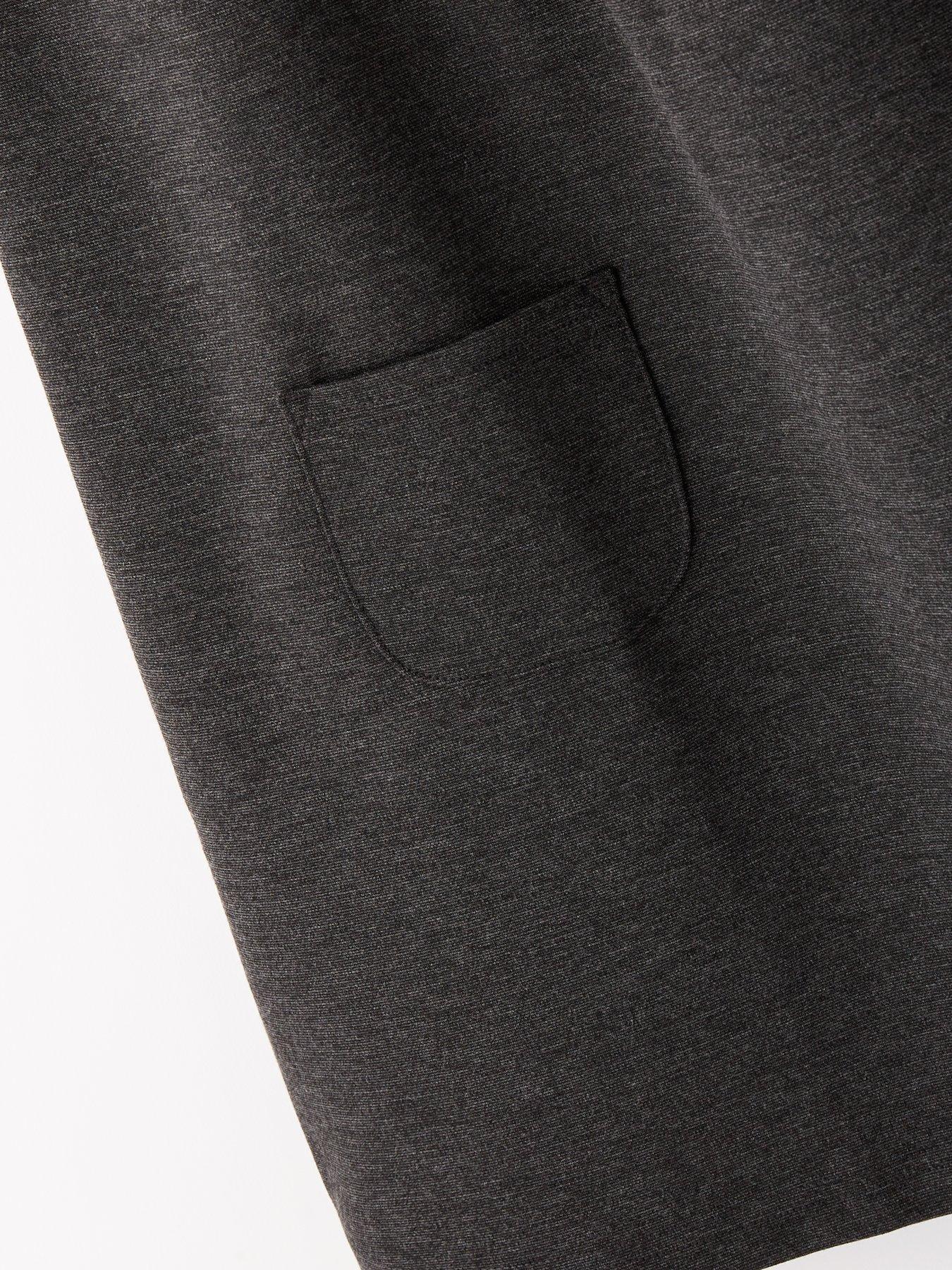 Image 6 of 7 of The Very Collection Girls 2 Pack Jersey Pinafore - Grey