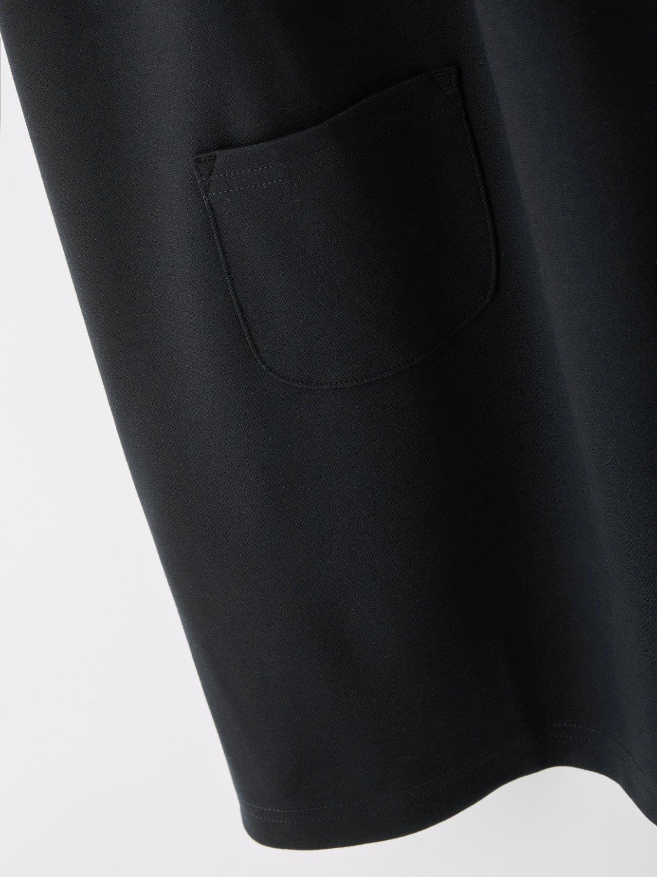 Image 6 of 7 of The Very Collection Girls 2 Pack Jersey Pinafore - Black