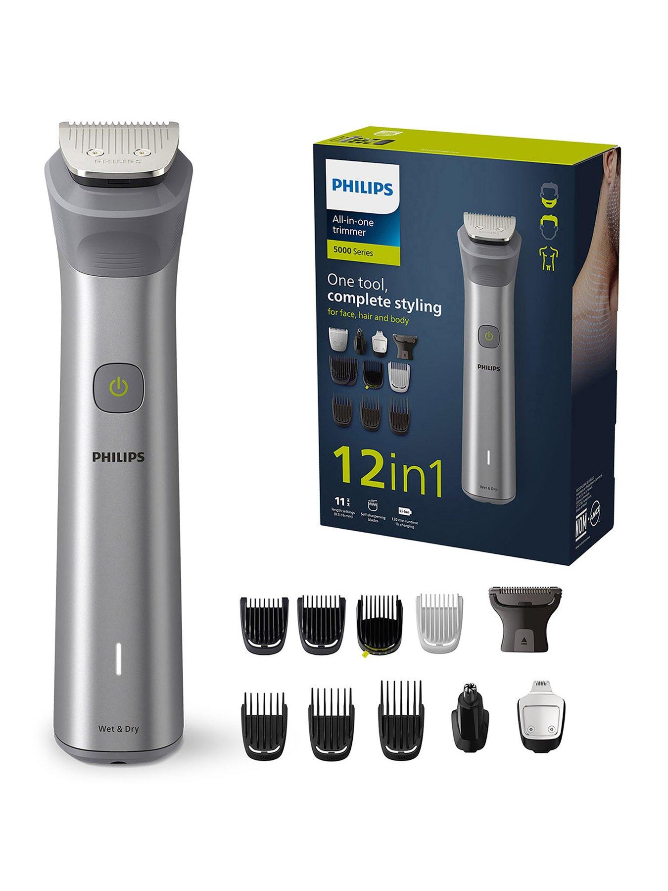 Image of Philips Series 5000 12-in-1 Multi Grooming Trimmer for Face, Head, and Body, Beard Trimmer, MG5940/15