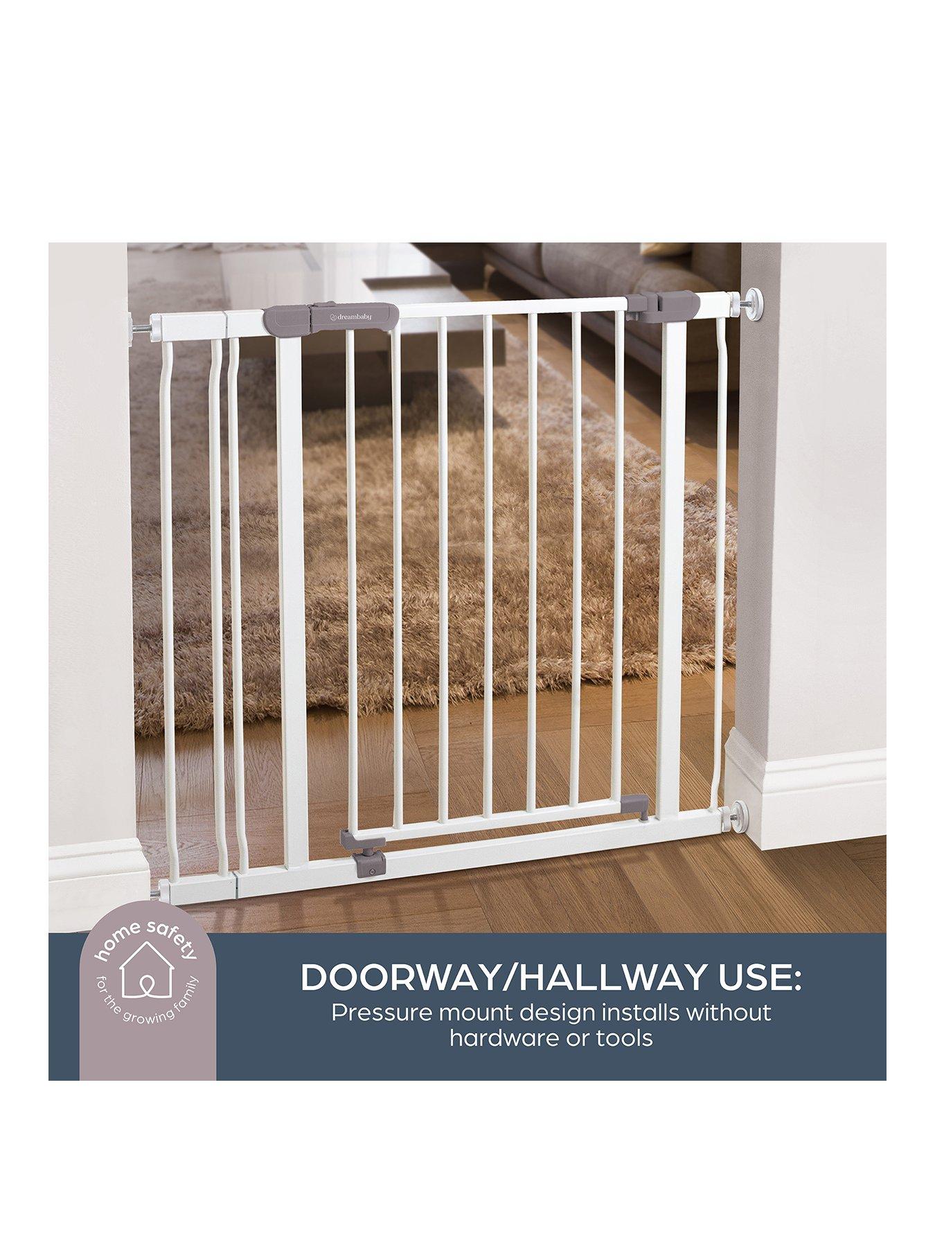 Image 3 of 7 of Dreambaby Ava Gate with 1 x 9cm and 1 x 18cm Extension&nbsp;- White