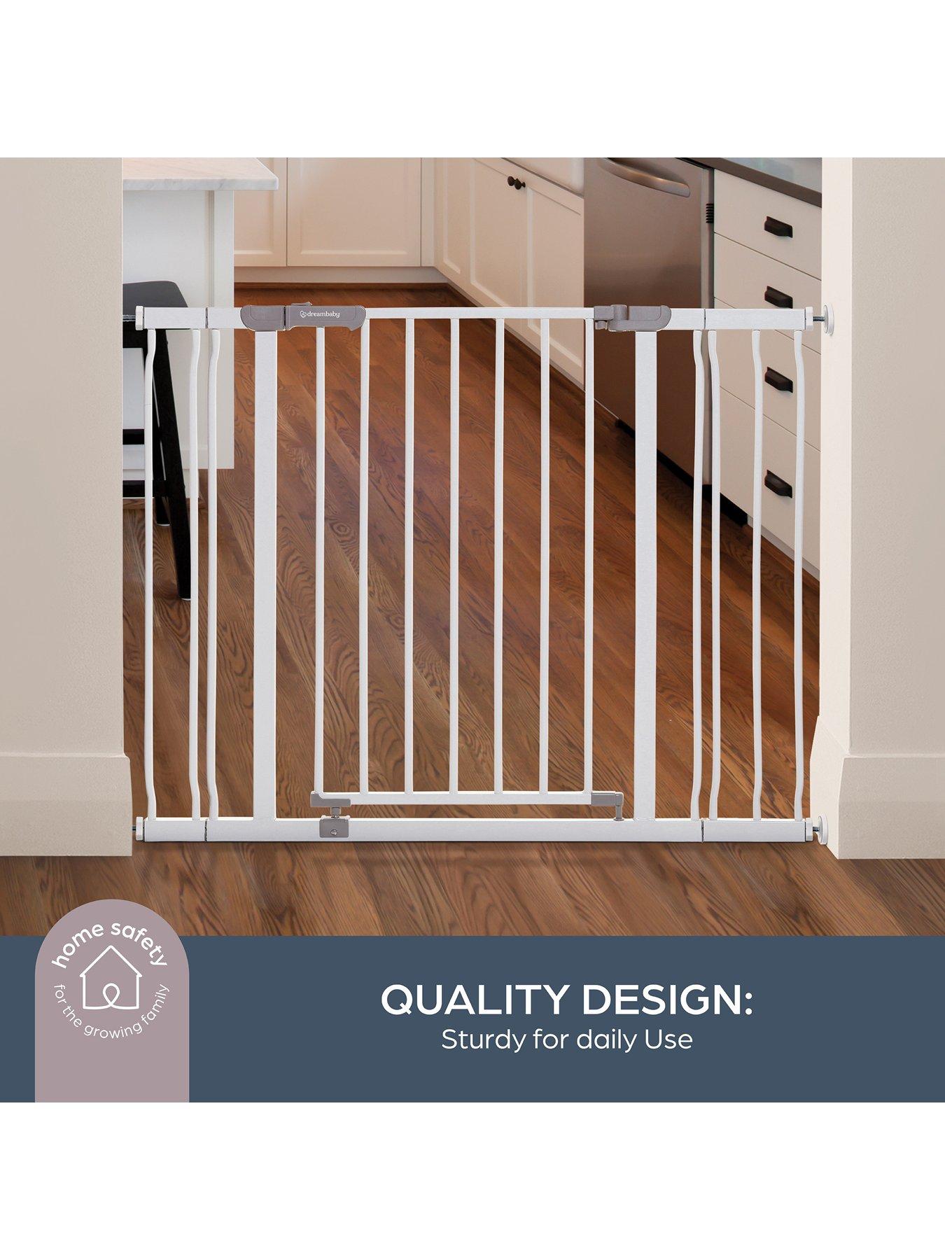 Image 6 of 7 of Dreambaby Ava Gate with 1 x 9cm and 1 x 18cm Extension&nbsp;- White