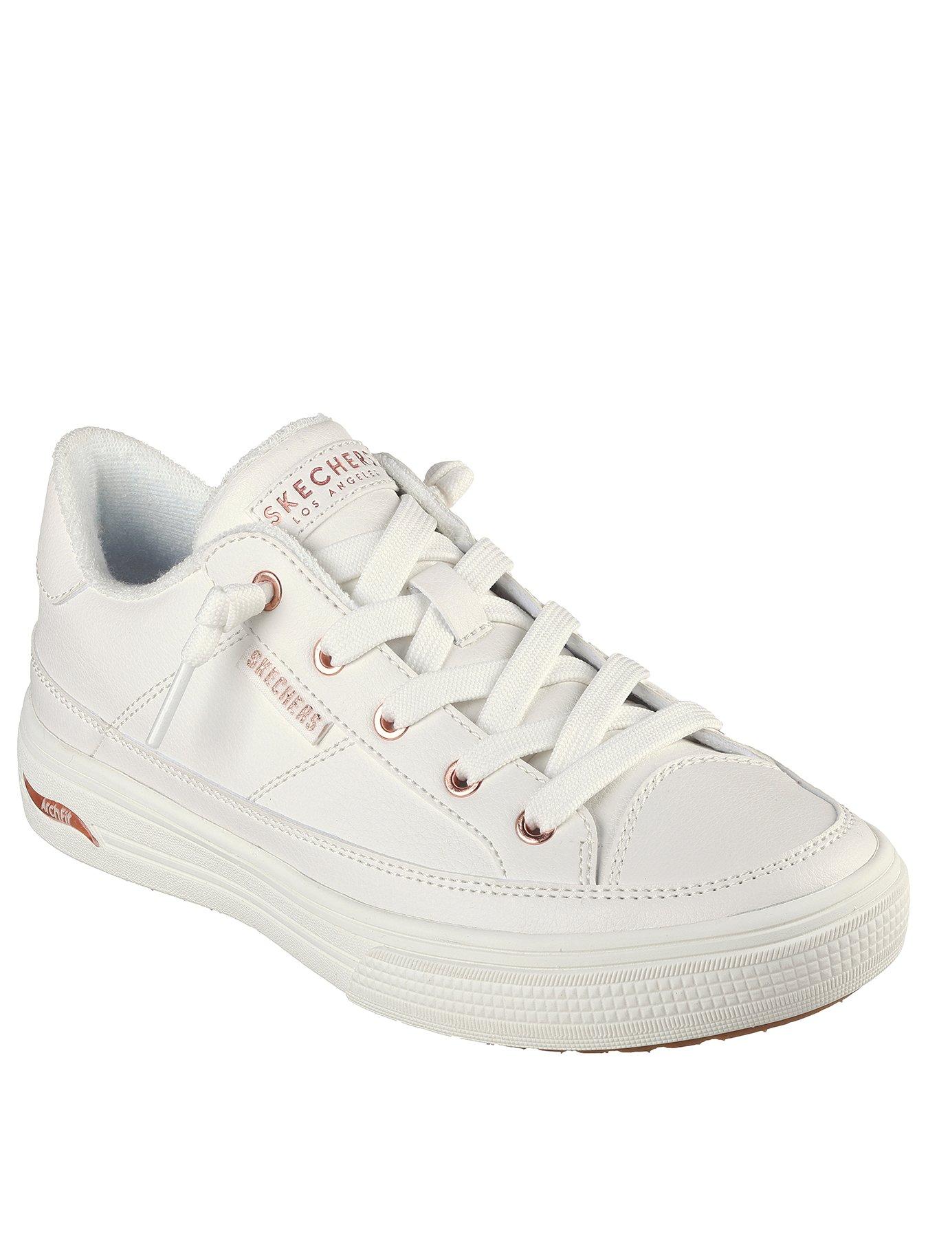 skechers-duraleather-laced-slip-on-archfit-arcade-fashion-sneaker-whitestillFront