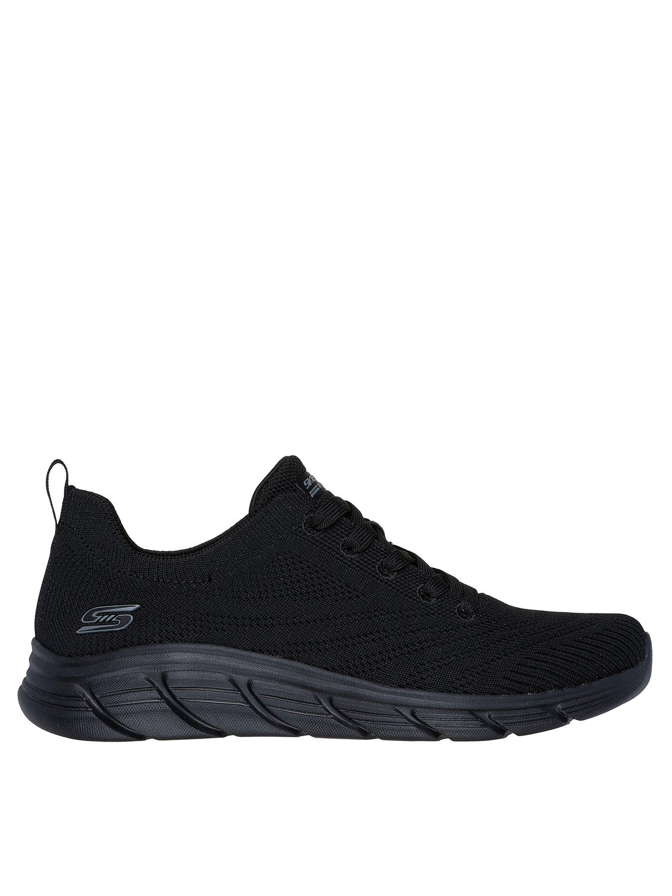 Skechers Engineer Knit Lace Up Sneaker - Black