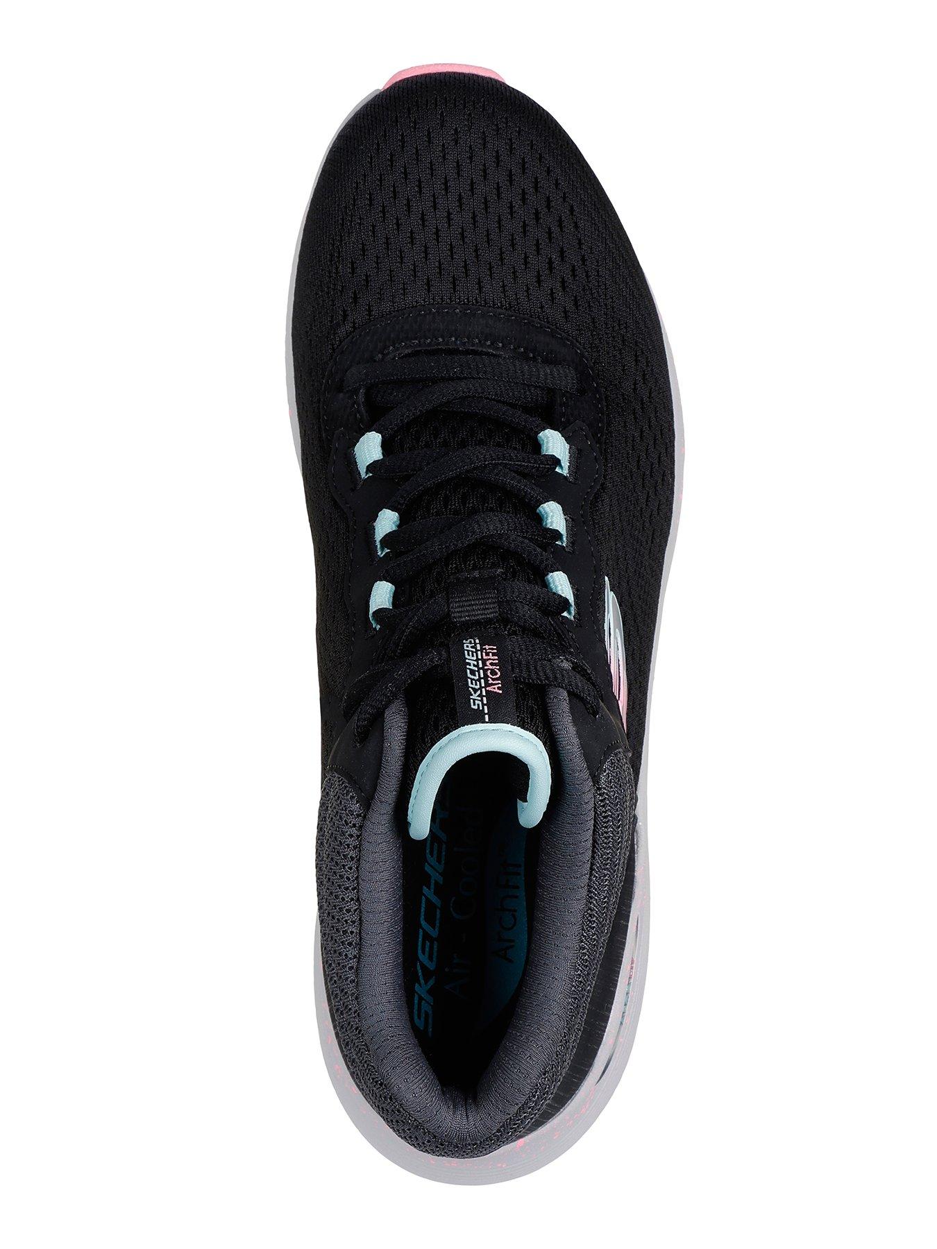 skechers-arch-fit-waterproof-engineered-mesh-lace-up-trainers-blackoutfit