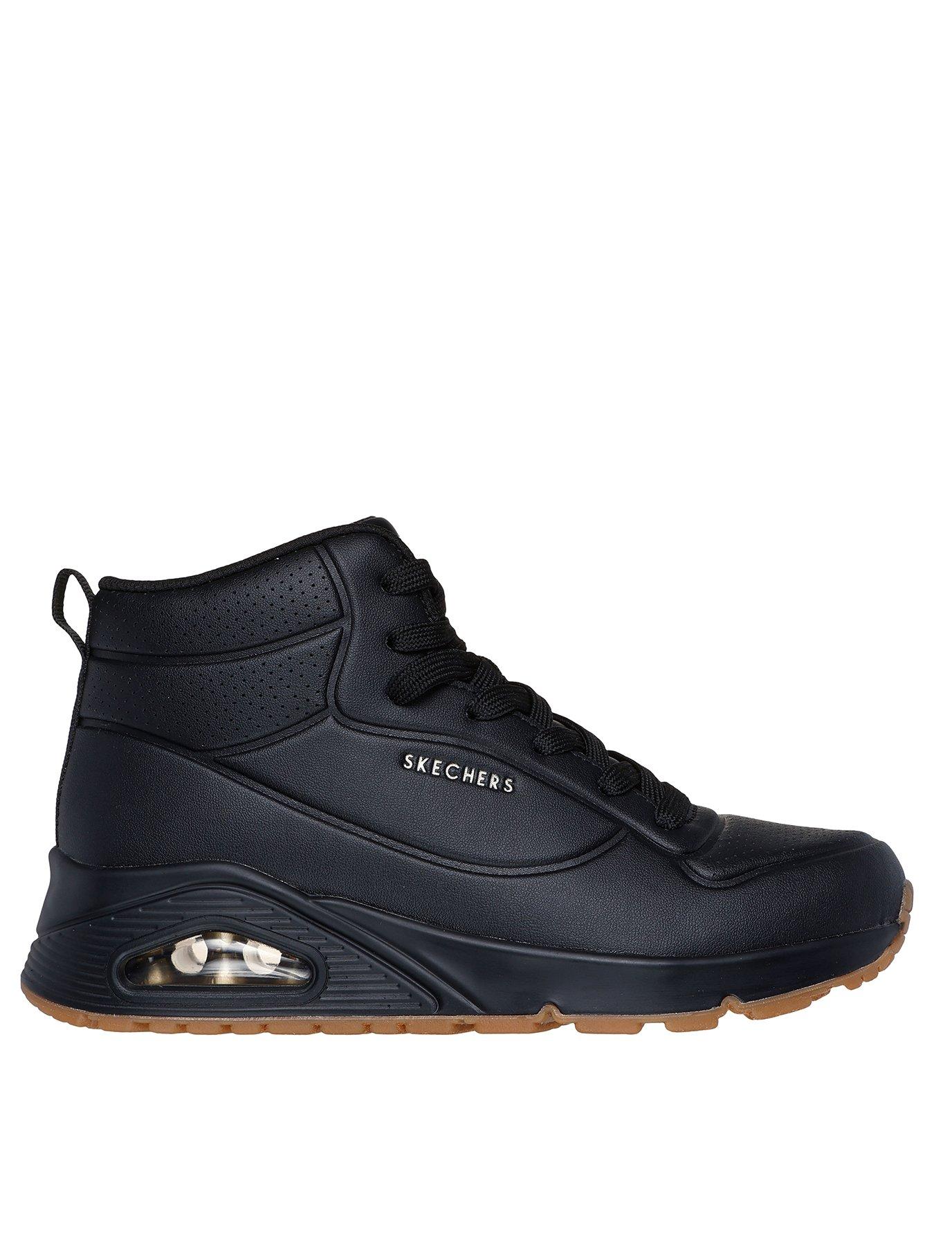 skechers-duraleather-lace-up-high-top-fashion-sneaker-black