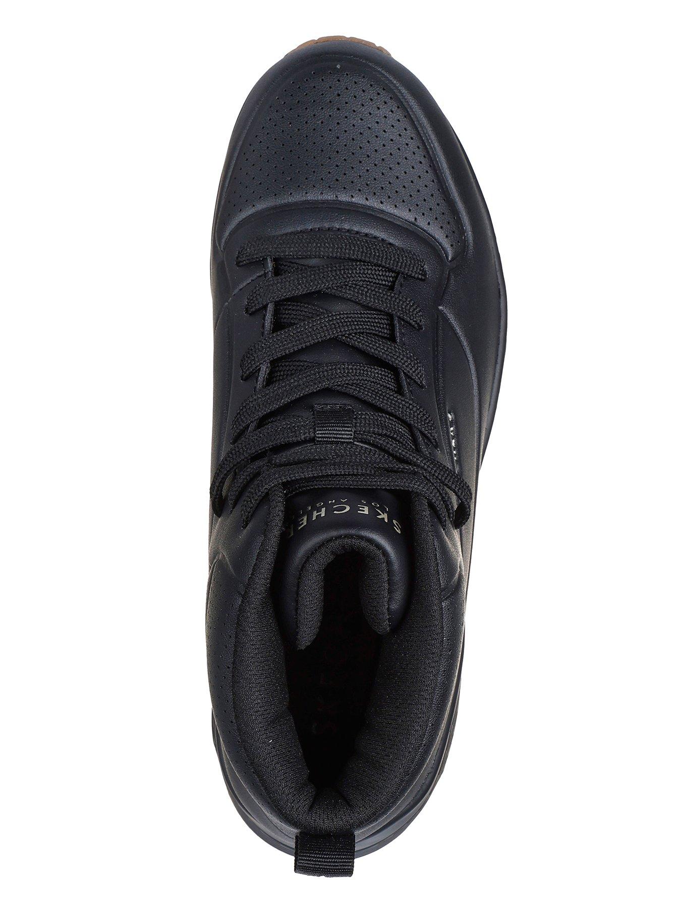 skechers-duraleather-lace-up-high-top-fashion-sneaker-blackoutfit