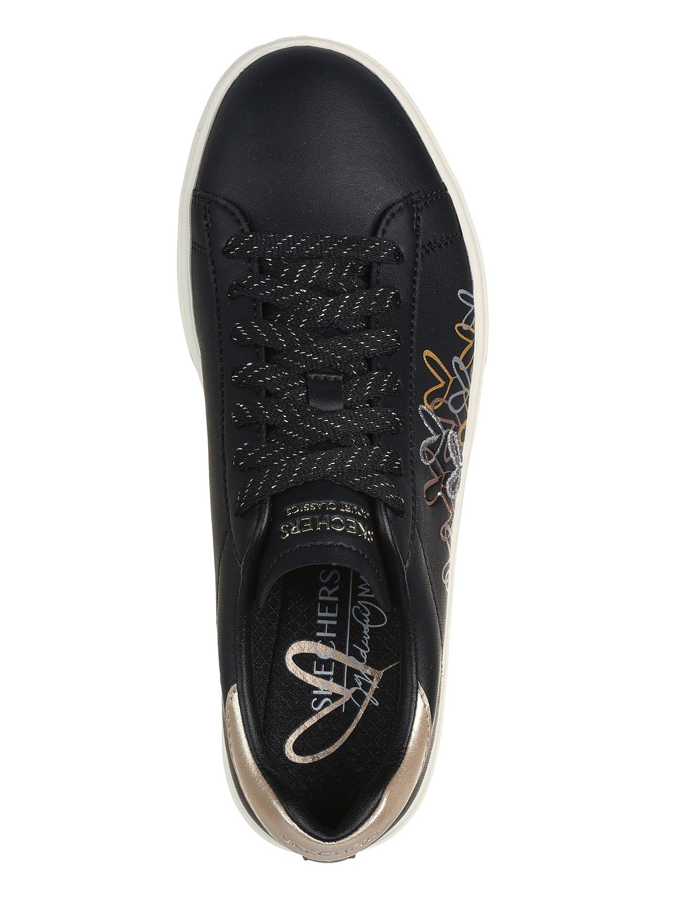 skechers-goldcrown-metallic-duraleather-heart-detail-lace-up-wair-cooled-mfoutfit