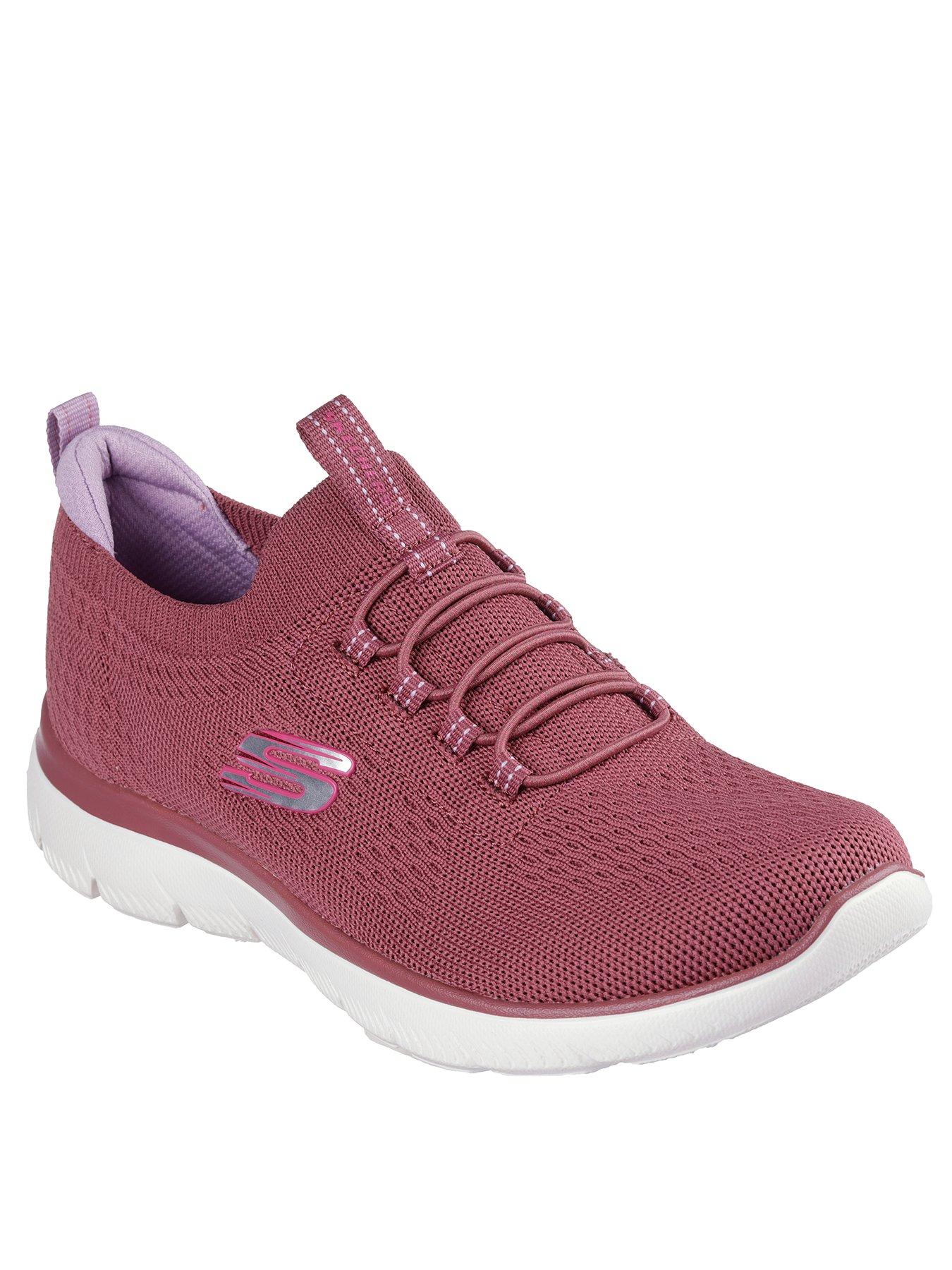 skechers-engineered-stretch-knit-bungee-slip-on-w-memory-foam-dark-purplestillFront