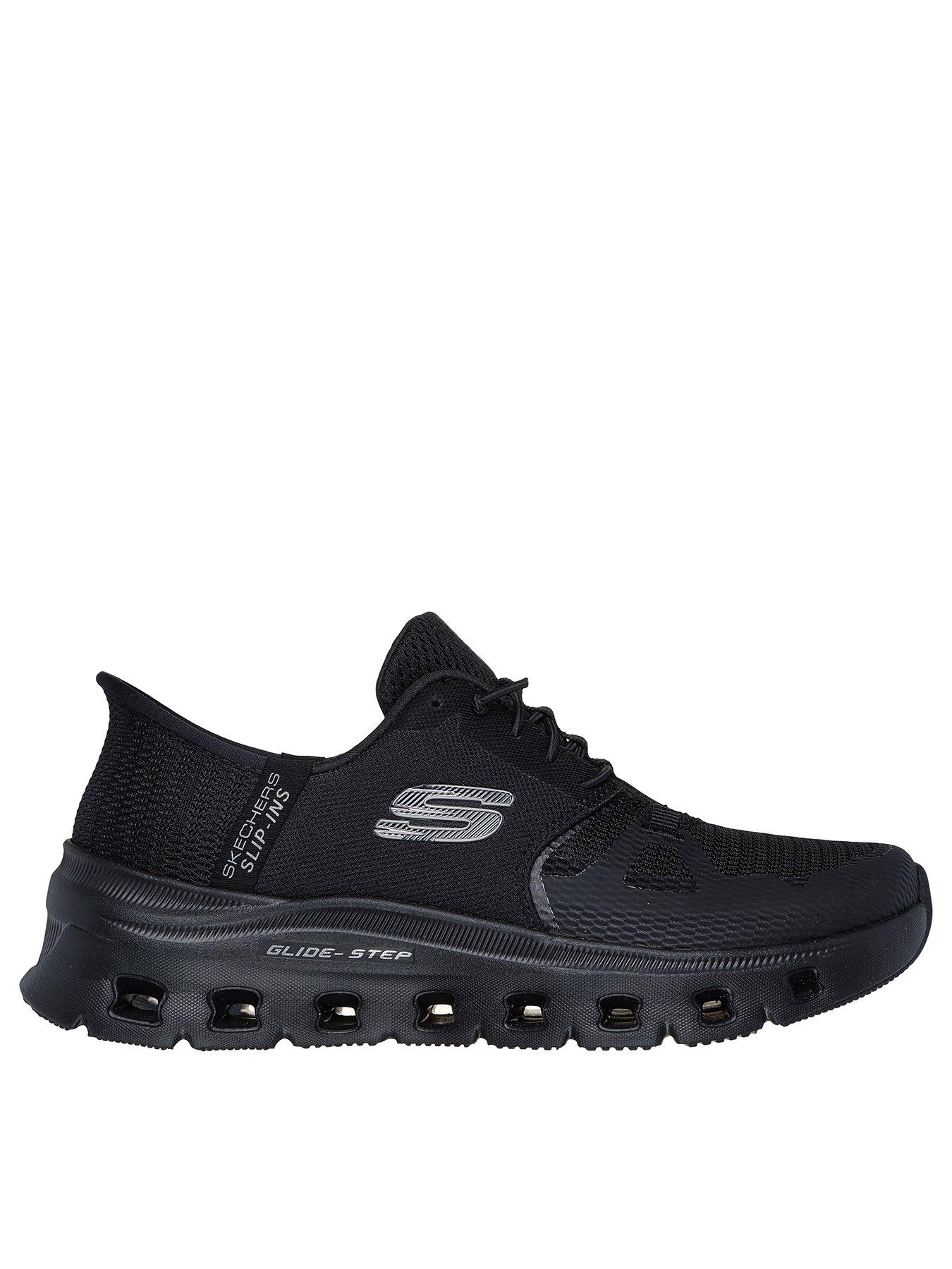 Skechers Hotmelt Overlay Mesh Bungee Slip-Ins W/ Air-Cooled Mf - Black