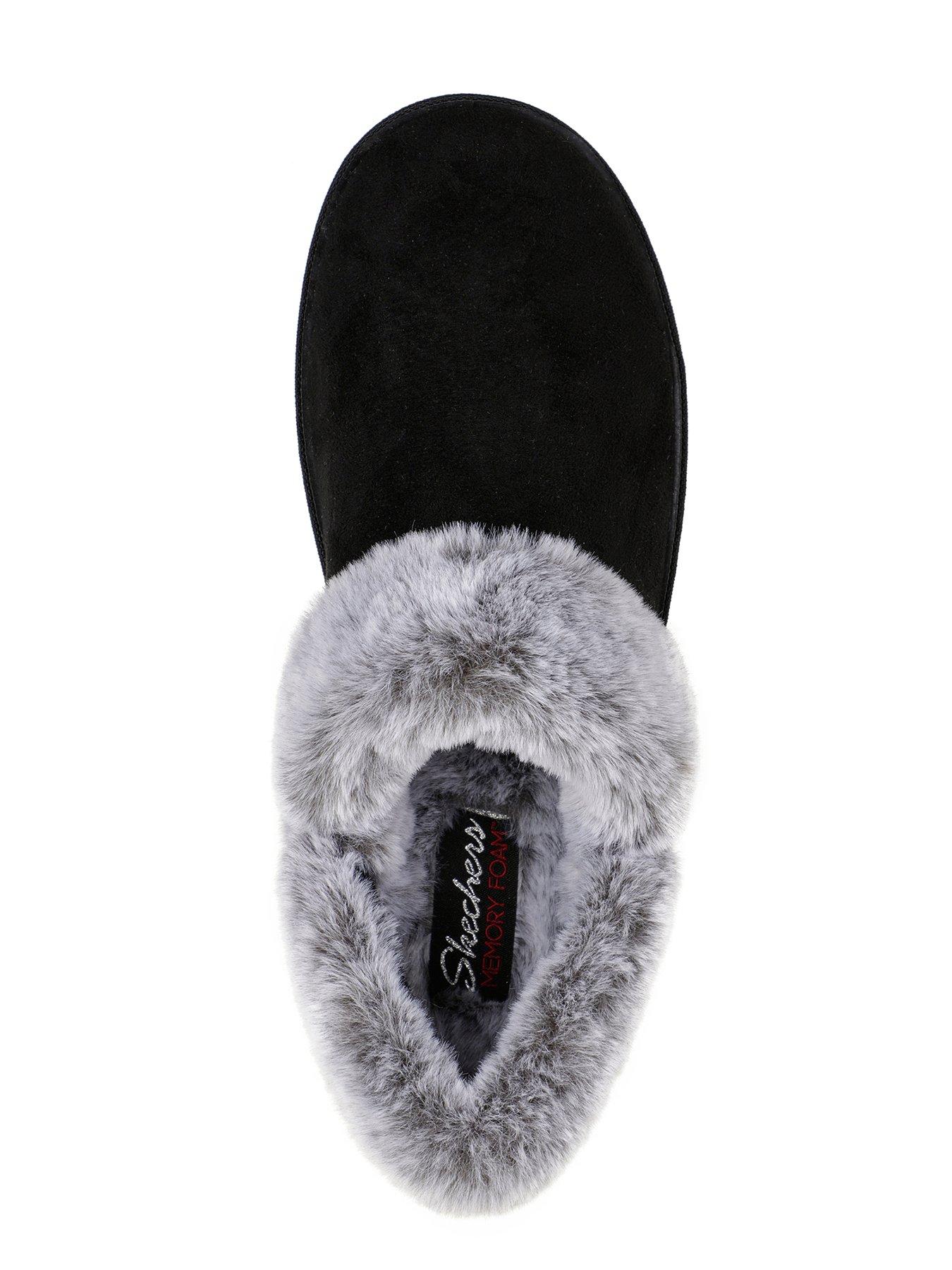 skechers-button-open-quarter-slipper-w-memory-foam-blackoutfit