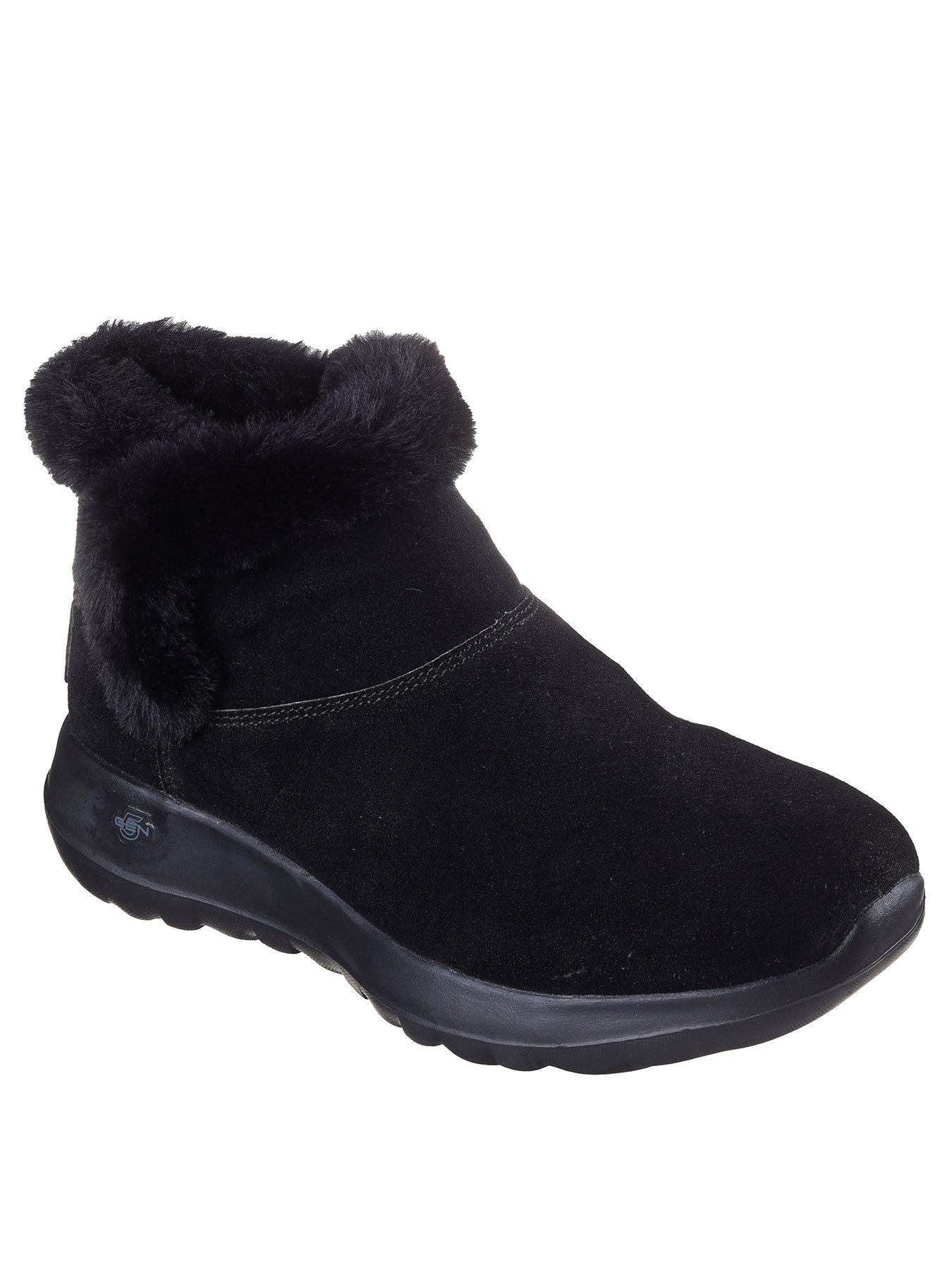 skechers-on-the-go-joy-bundle-up-ankle-boot-blackstillFront