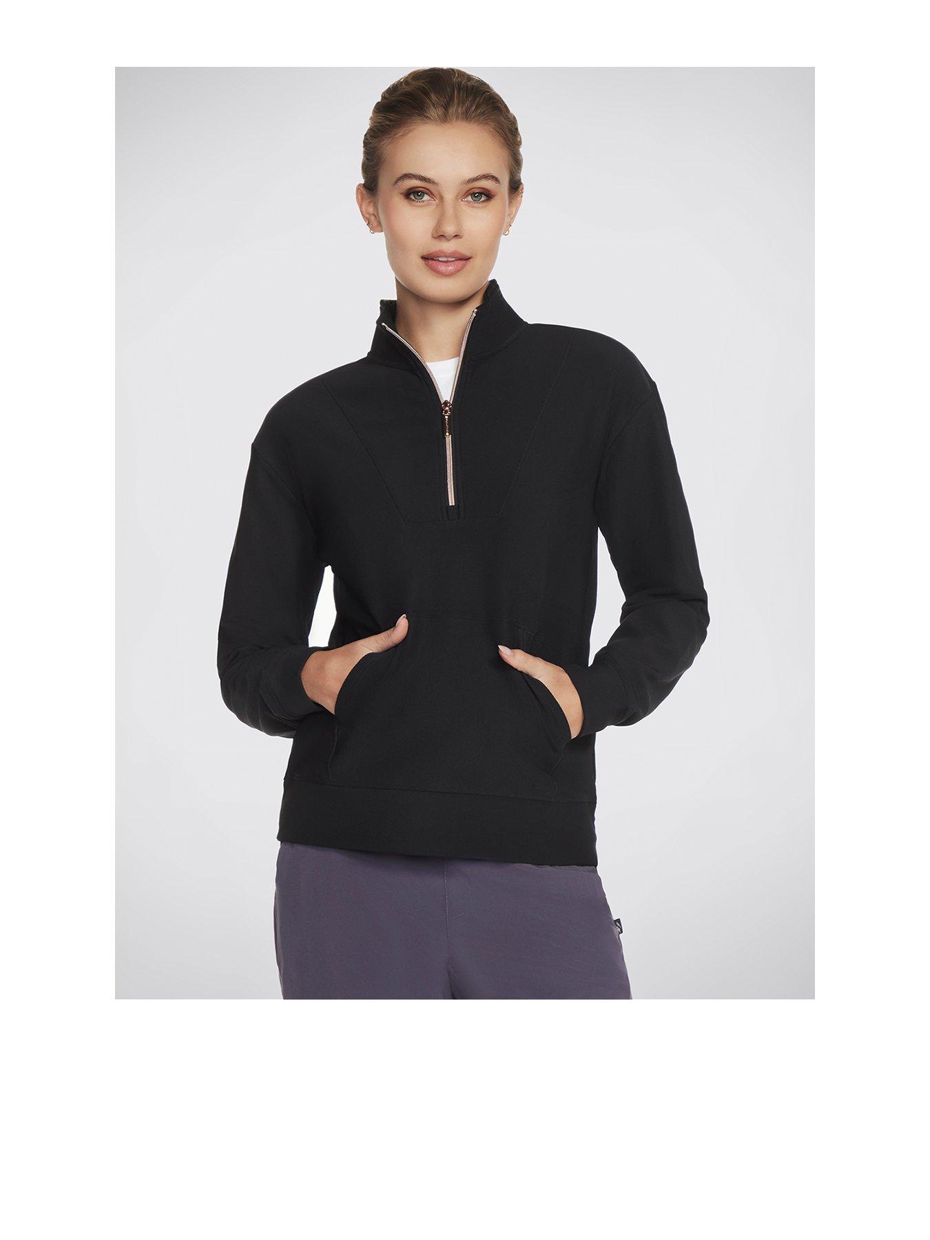 skechers-skechers-rib-14-zip-sweatshirt-bold-black