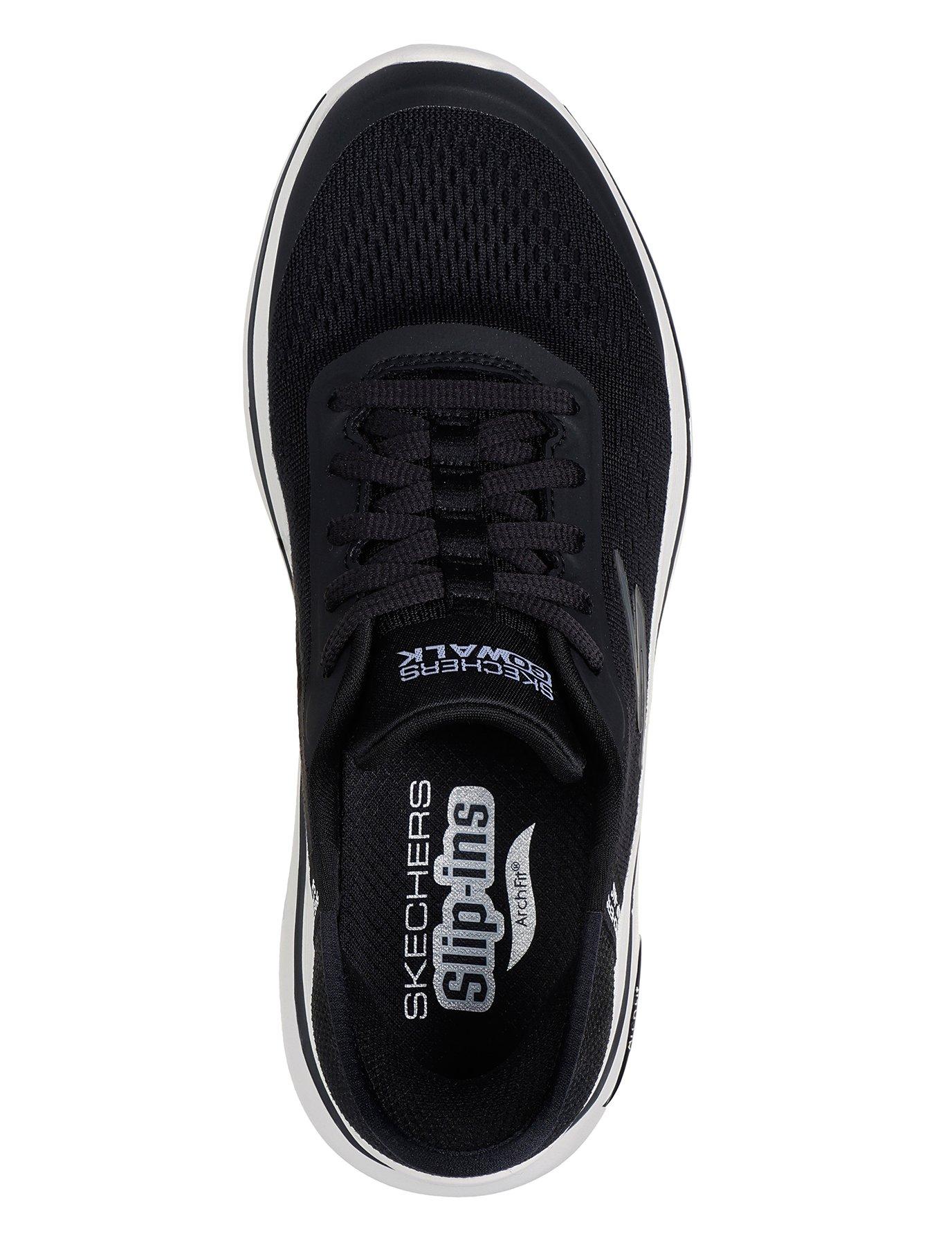 skechers-slip-ins-arch-fit-athletic-engineered-mesh-lace-up-blackoutfit