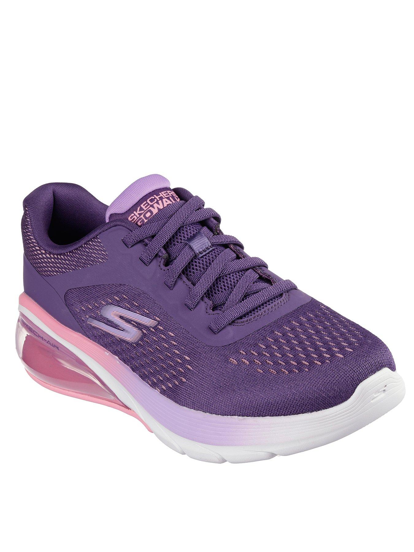 skechers-engineered-mesh-bungee-ombre-trainers-purplestillFront