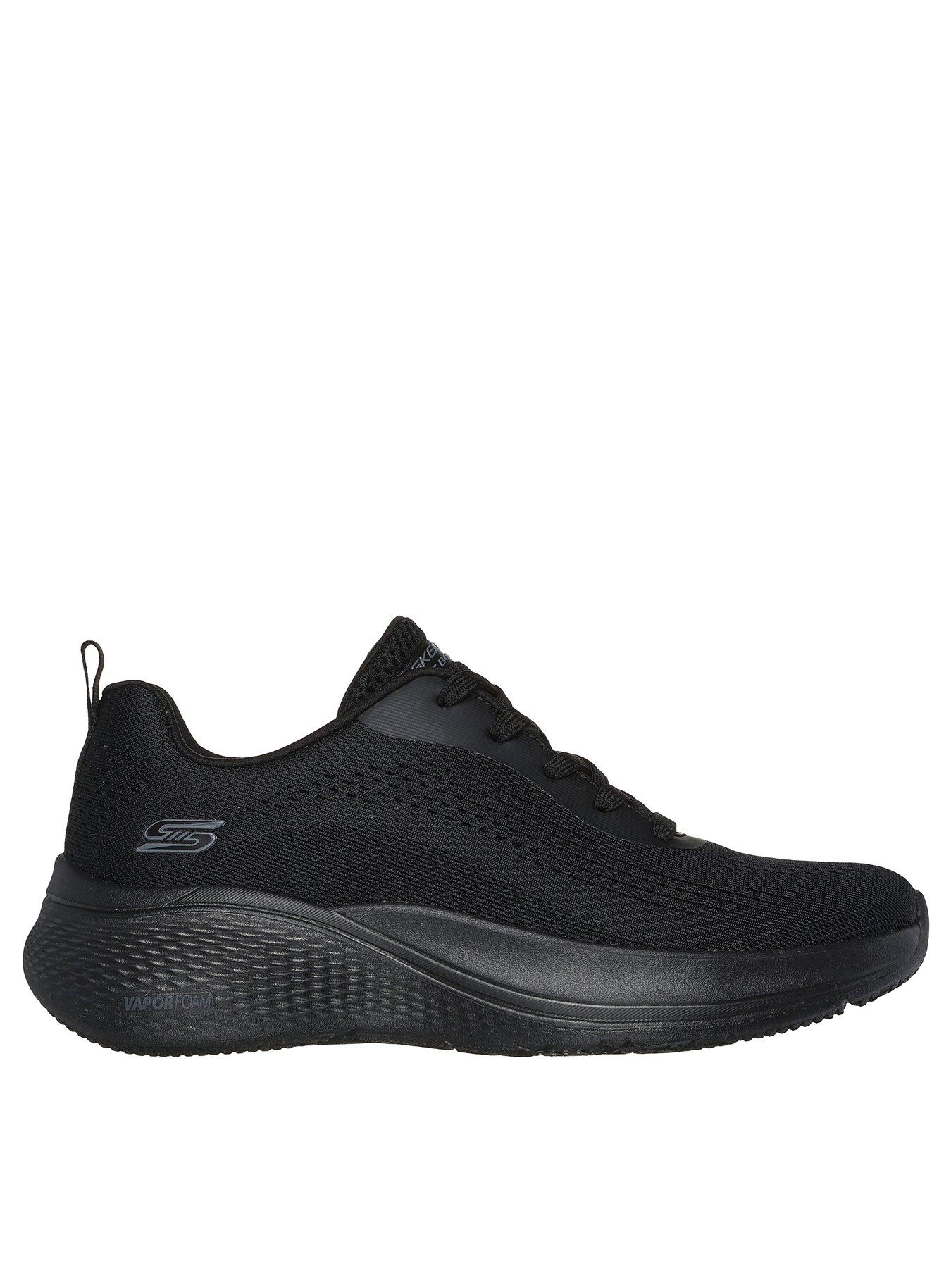 skechers-lace-up-engineered-knit-w-vapor-foam-blackfront